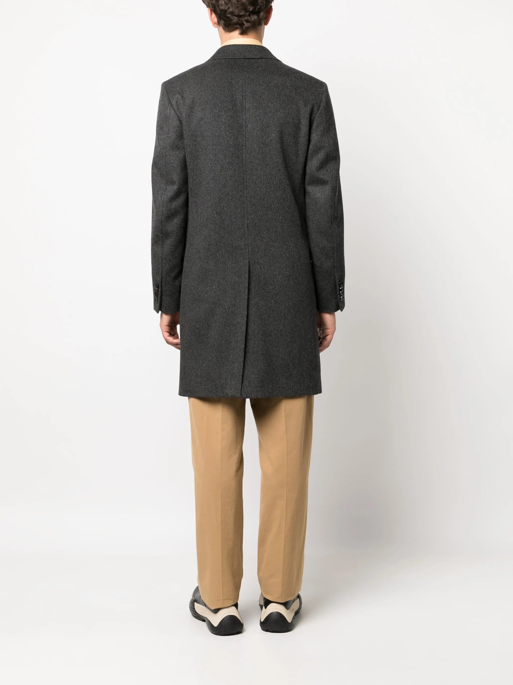 Oasi tailored single-breasted coat