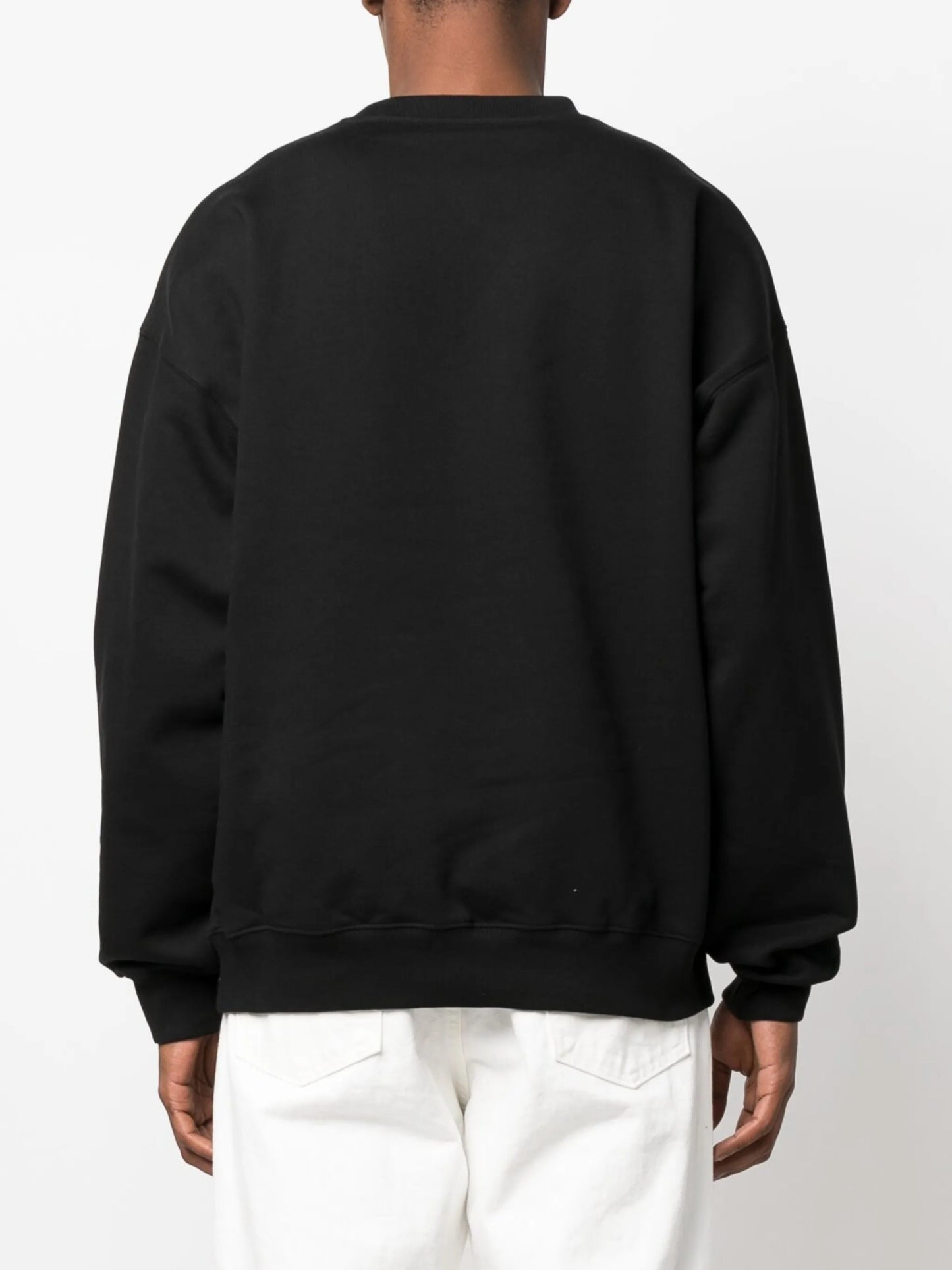 Columns-print cotton sweatshirt