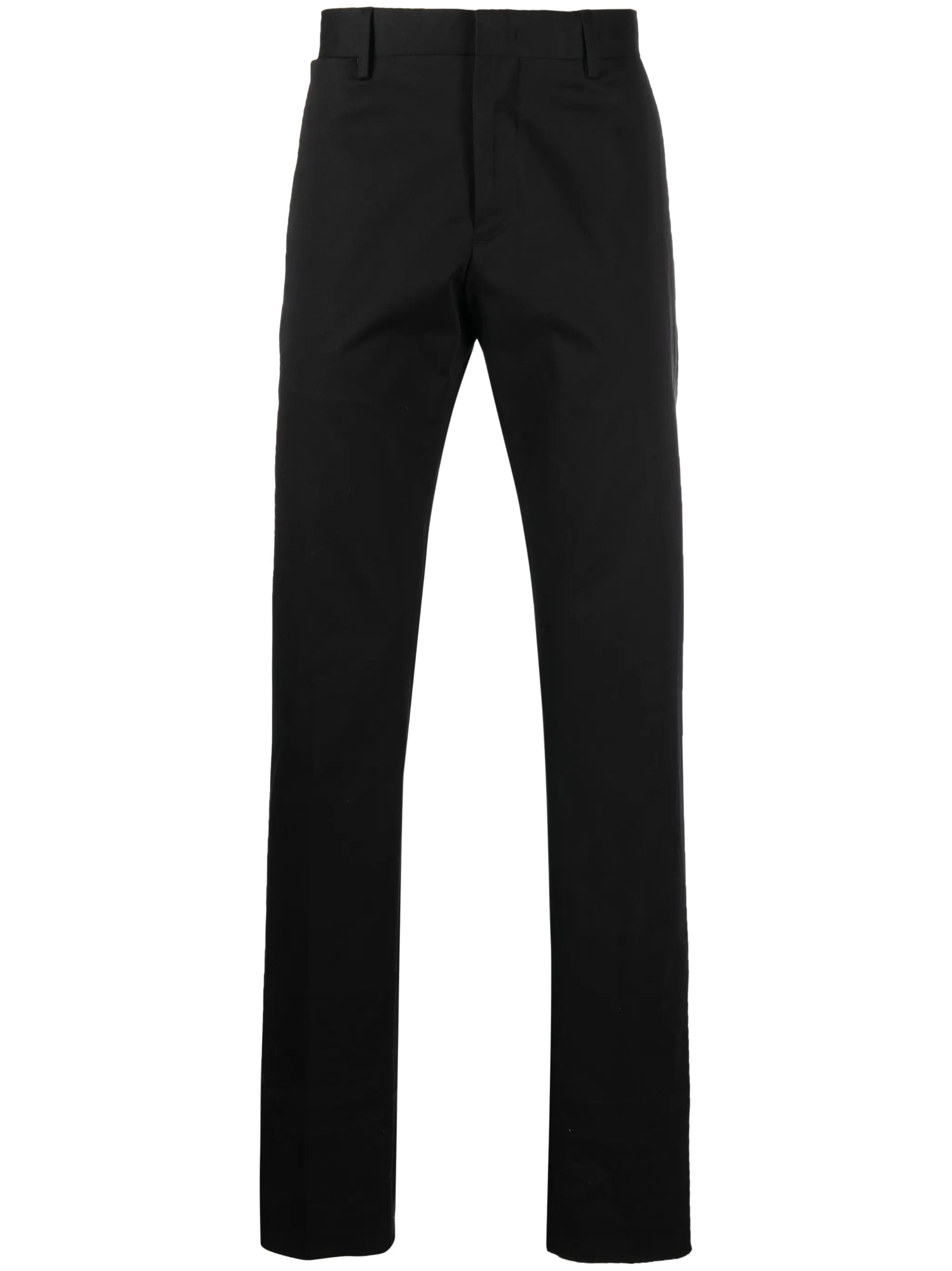 four-pocket cotton chinos