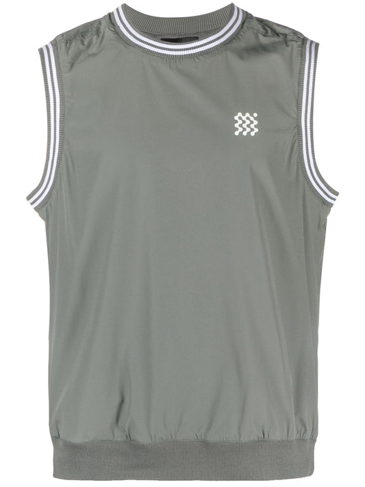 Course crewneck vest
