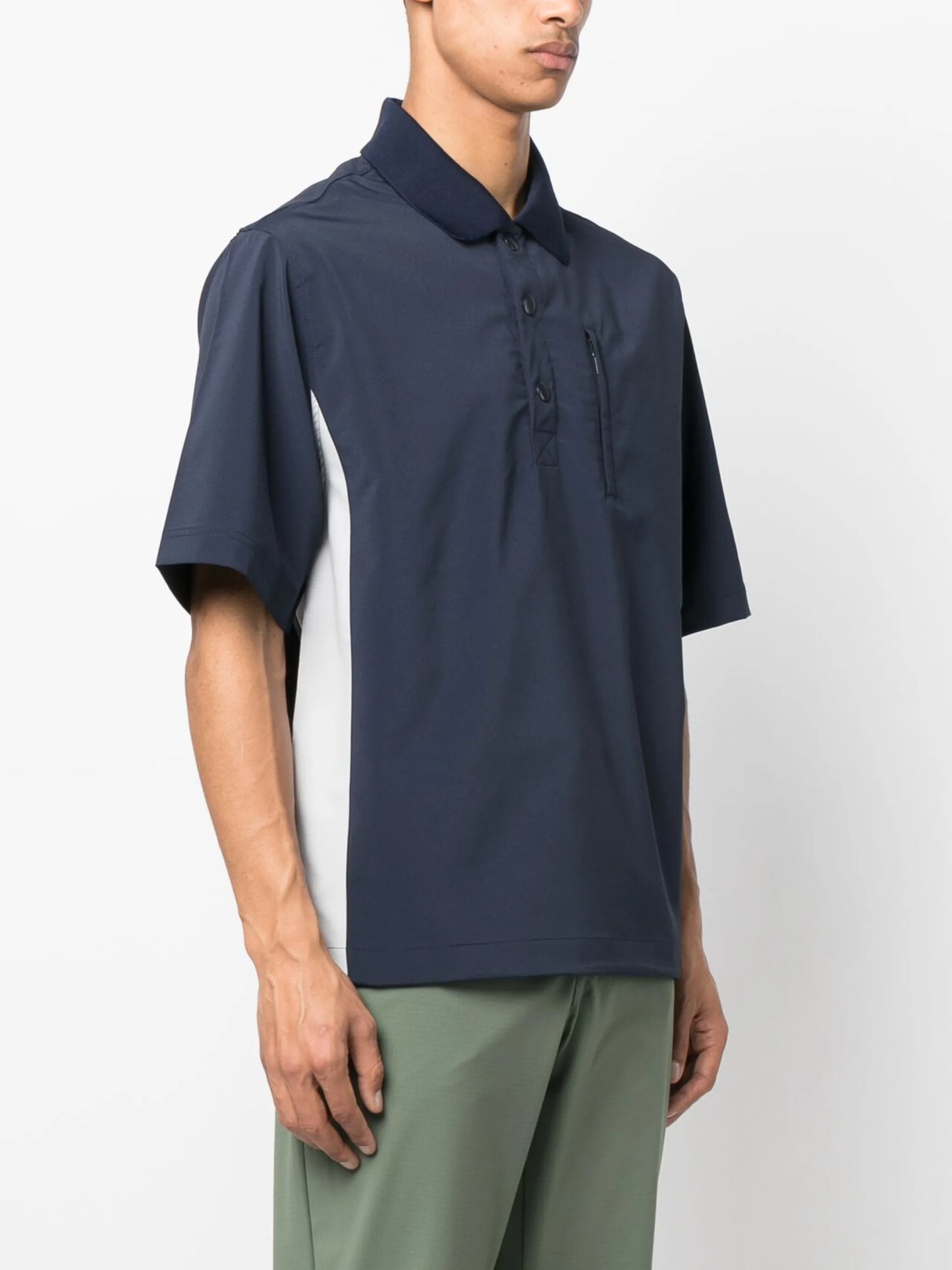 logo-print polo shirt
