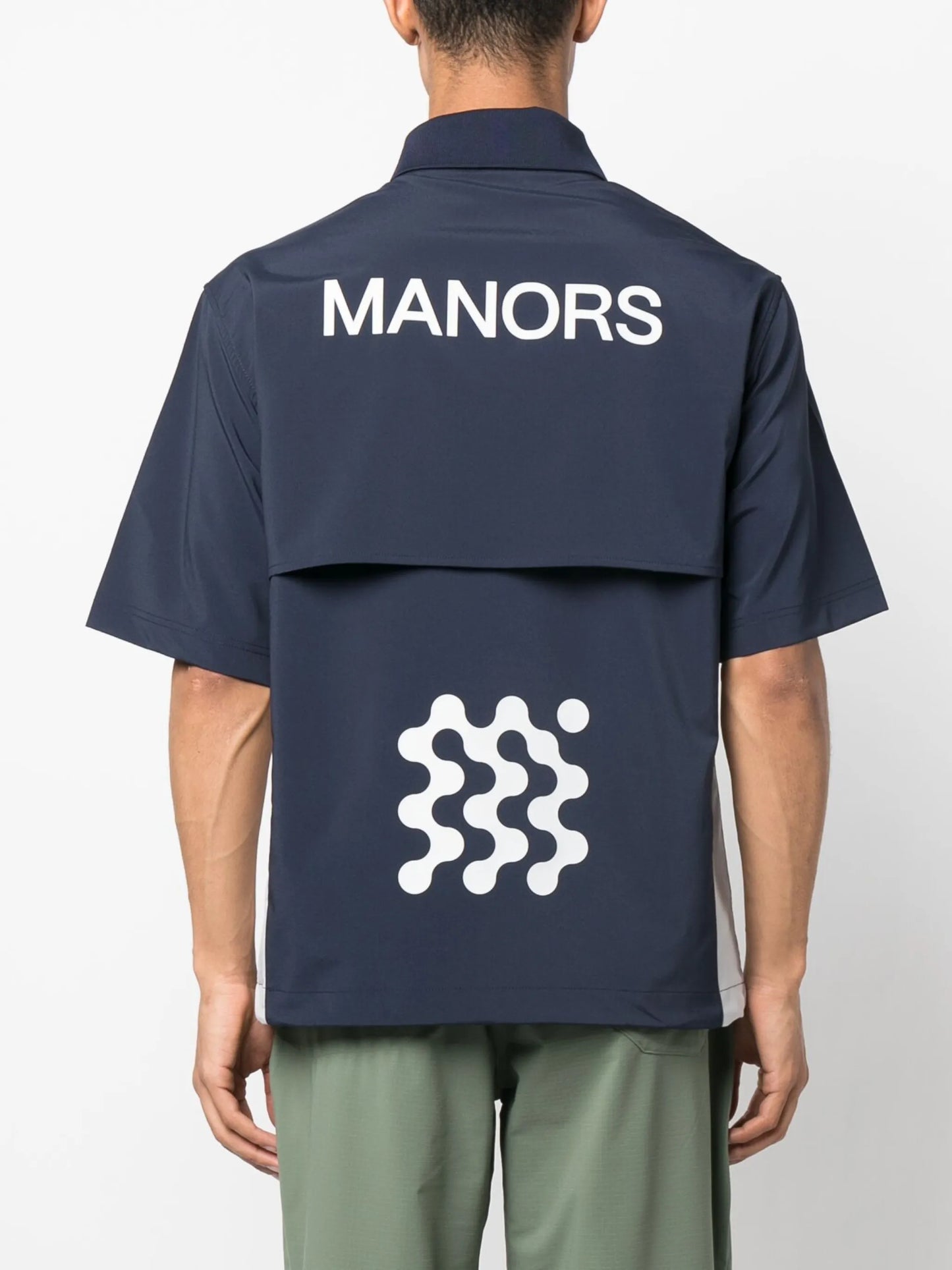 logo-print polo shirt