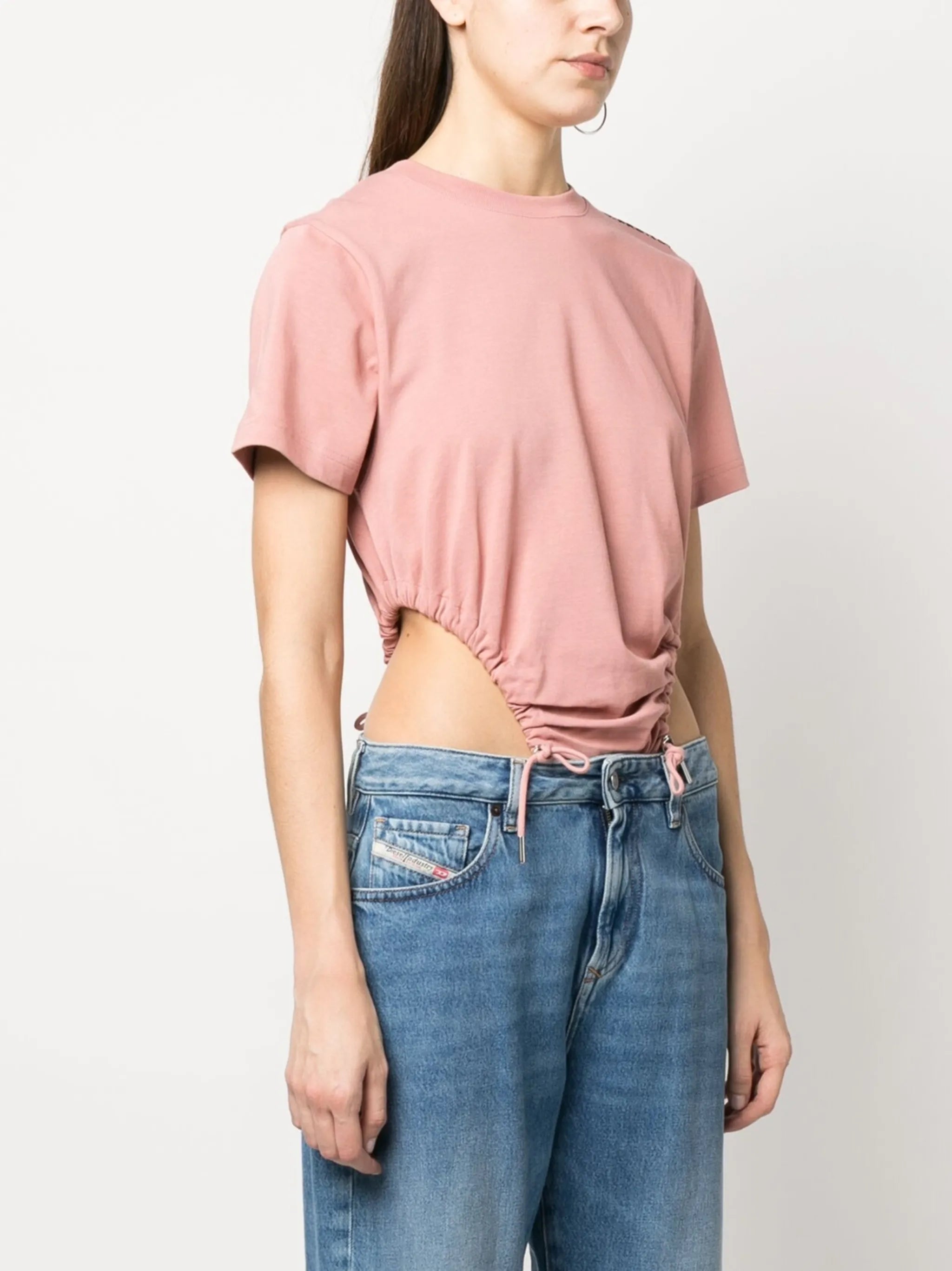 cut-out detail body T-shirt