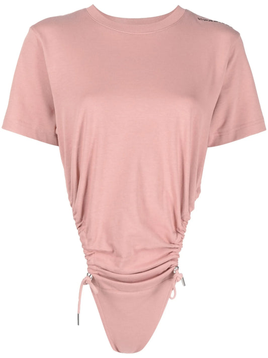 cut-out detail body T-shirt