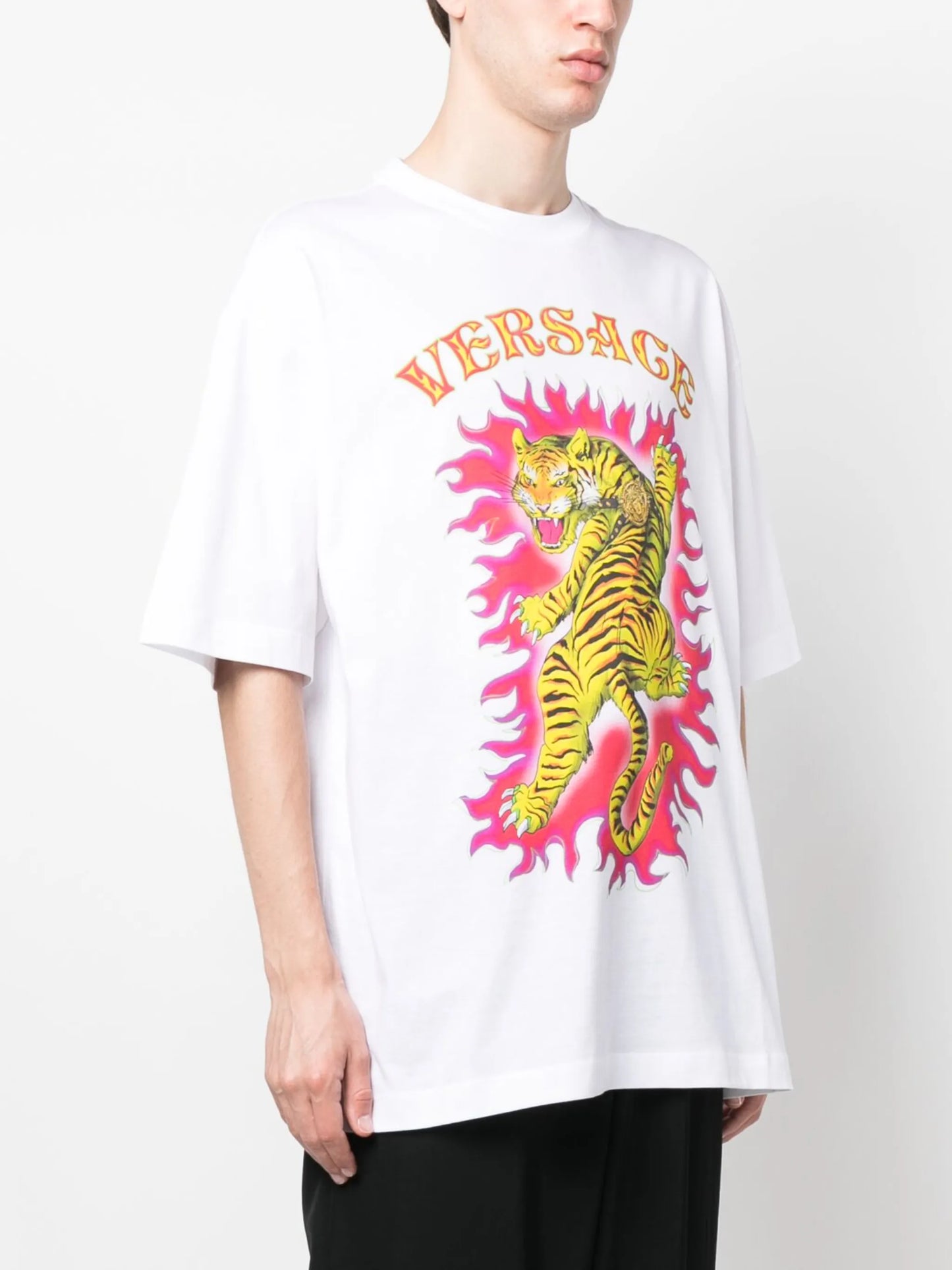 Roar-print cotton T-shirt