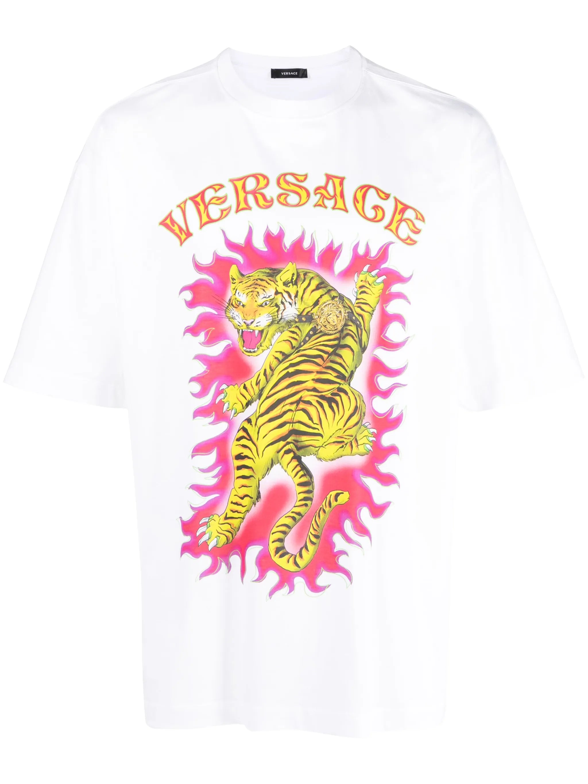 Roar-print cotton T-shirt
