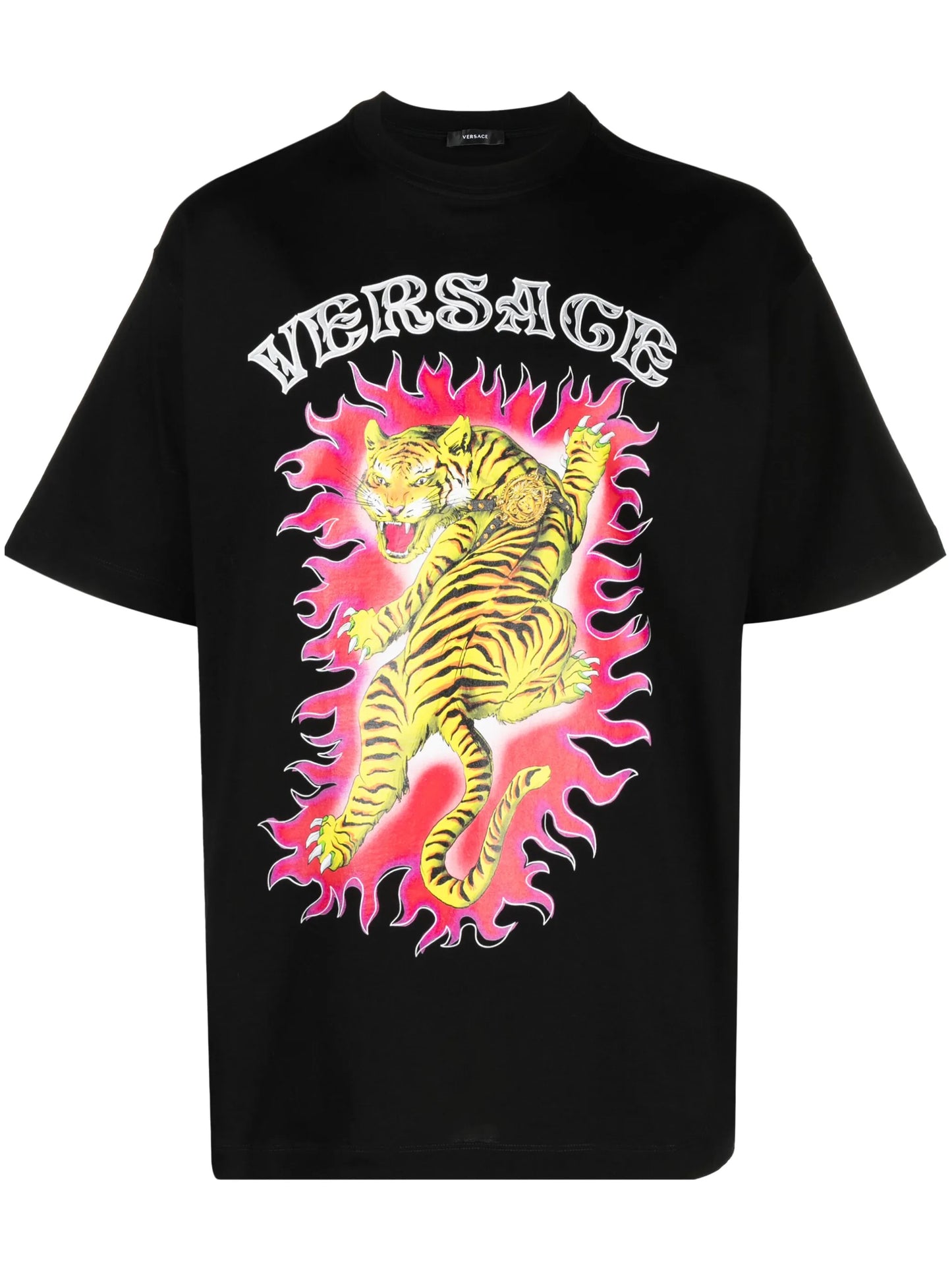 Roar-print cotton T-shirt