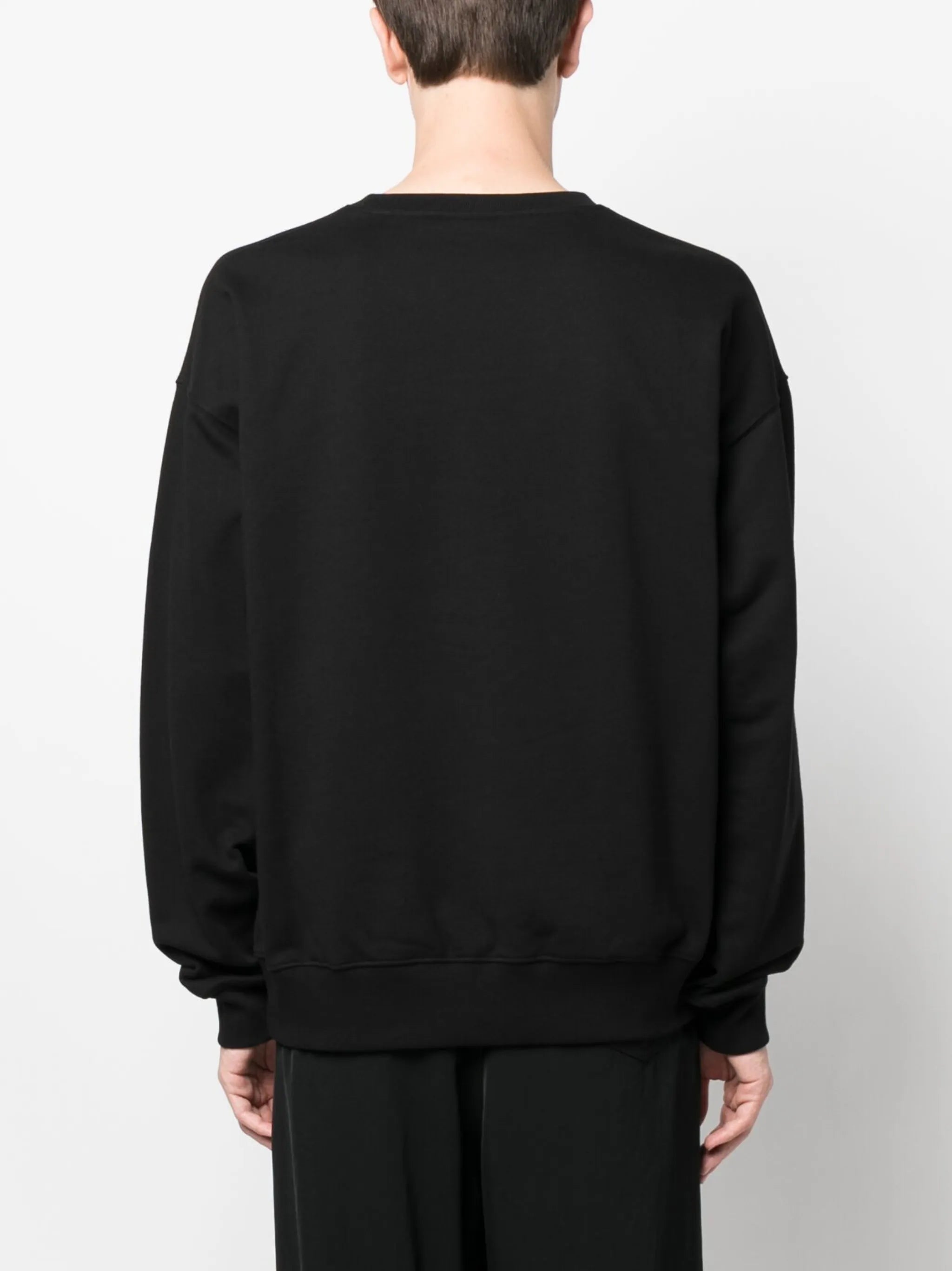 logo-embroidered cotton sweatshirt