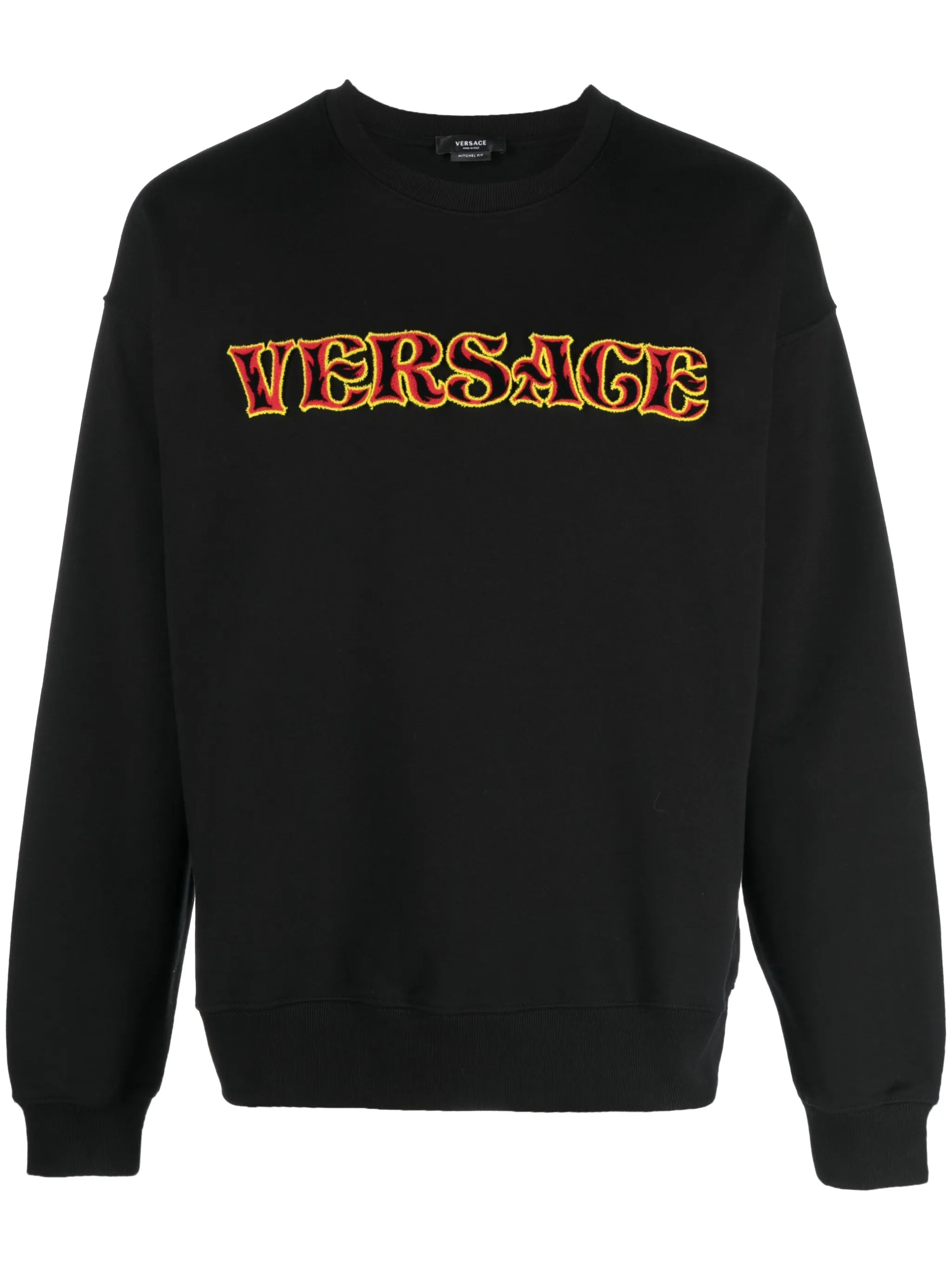 logo-embroidered cotton sweatshirt