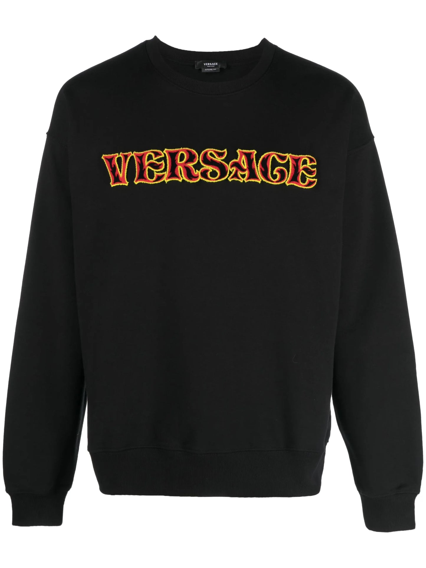 logo-embroidered cotton sweatshirt
