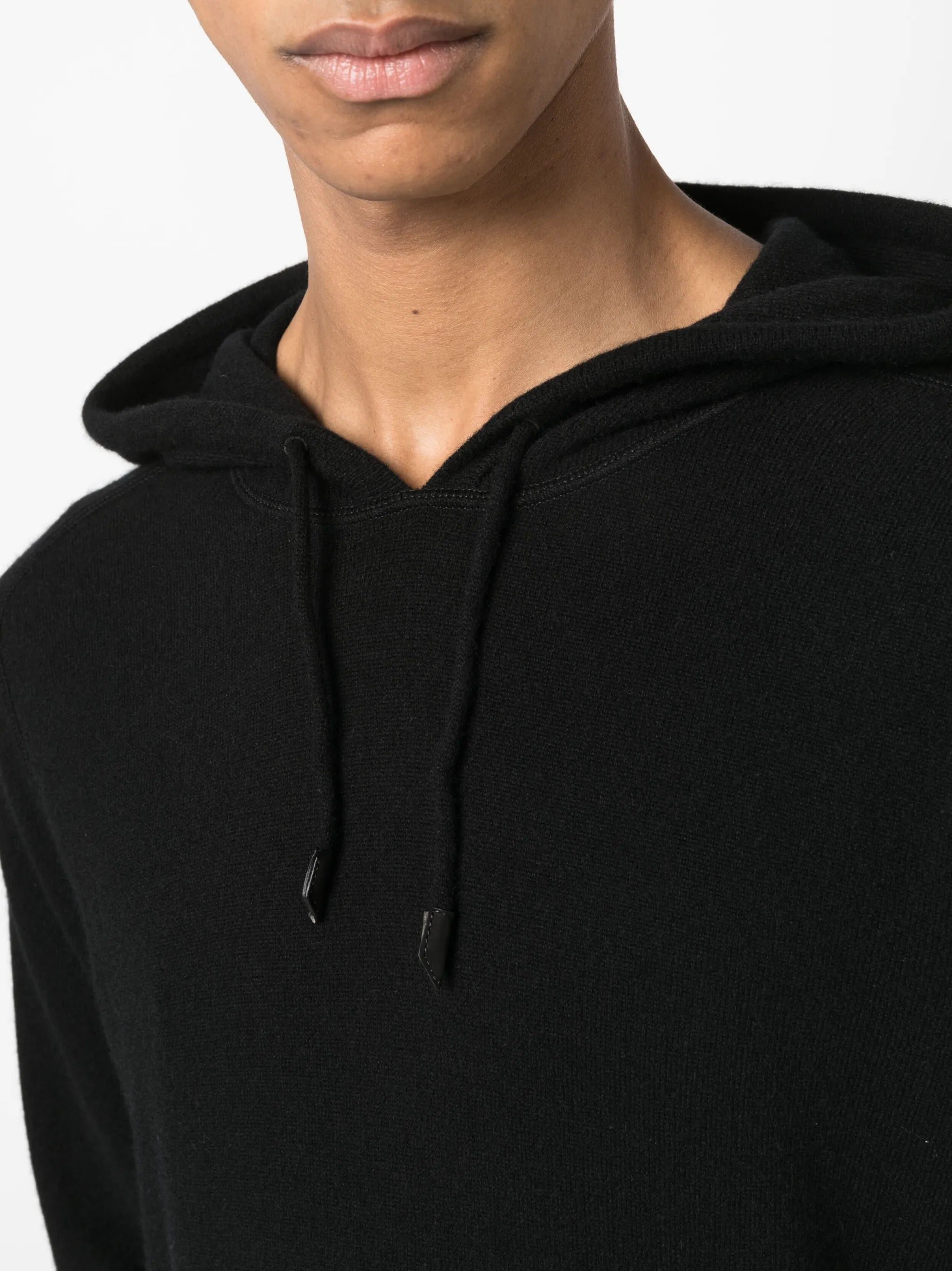Oasi cashmere drawstring hoodie