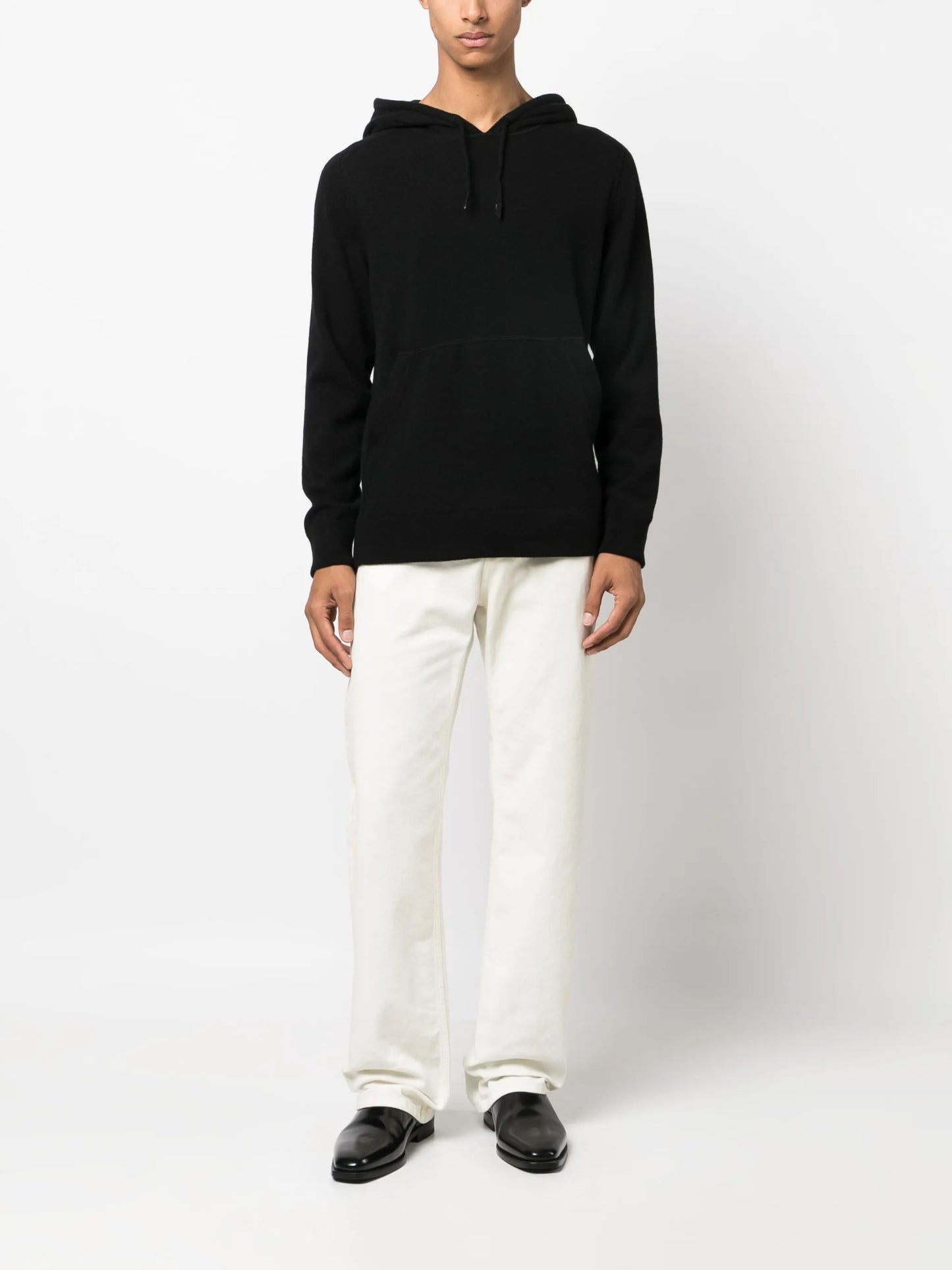 Oasi cashmere drawstring hoodie