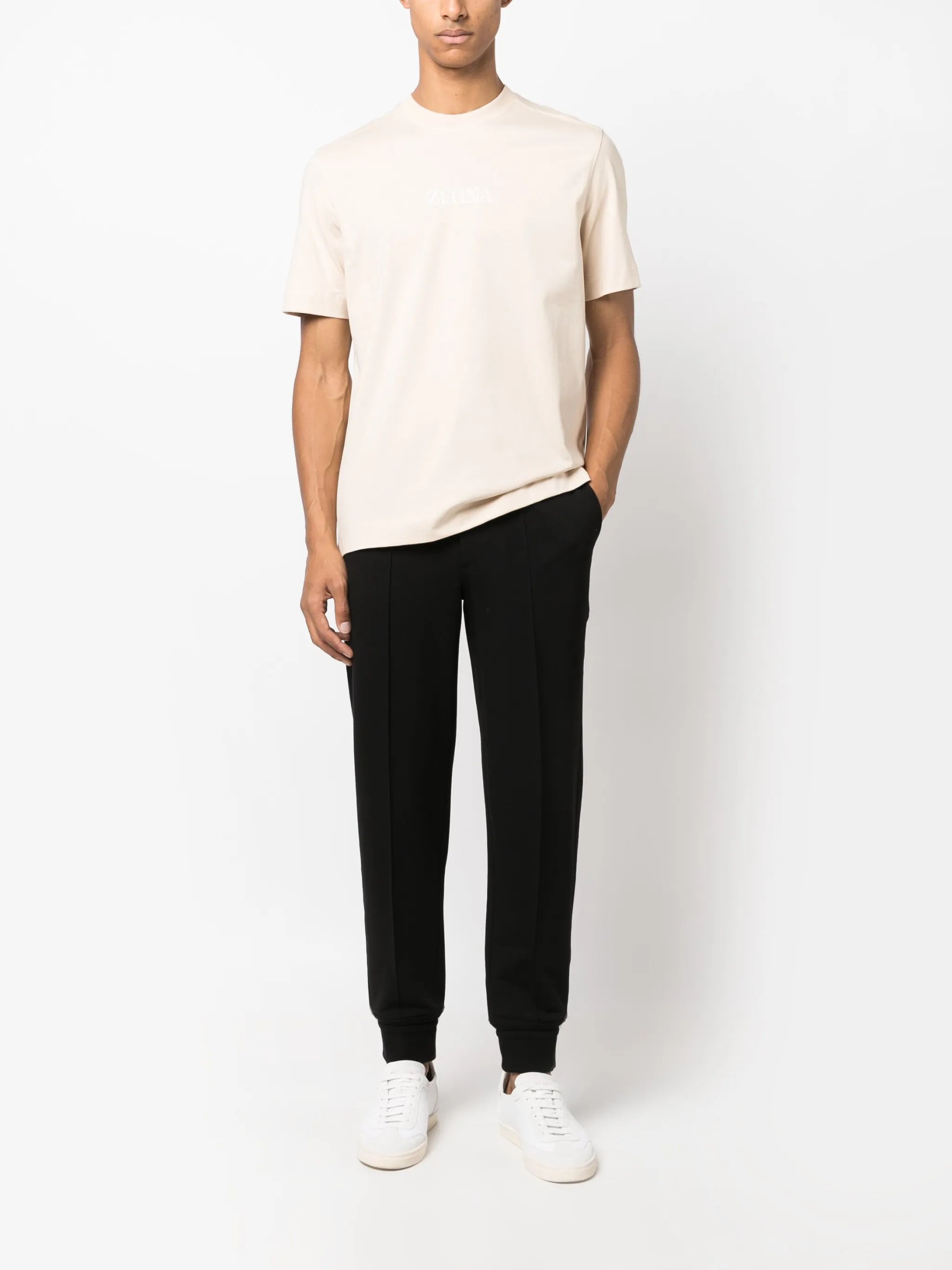 logo-print cotton T-shirt