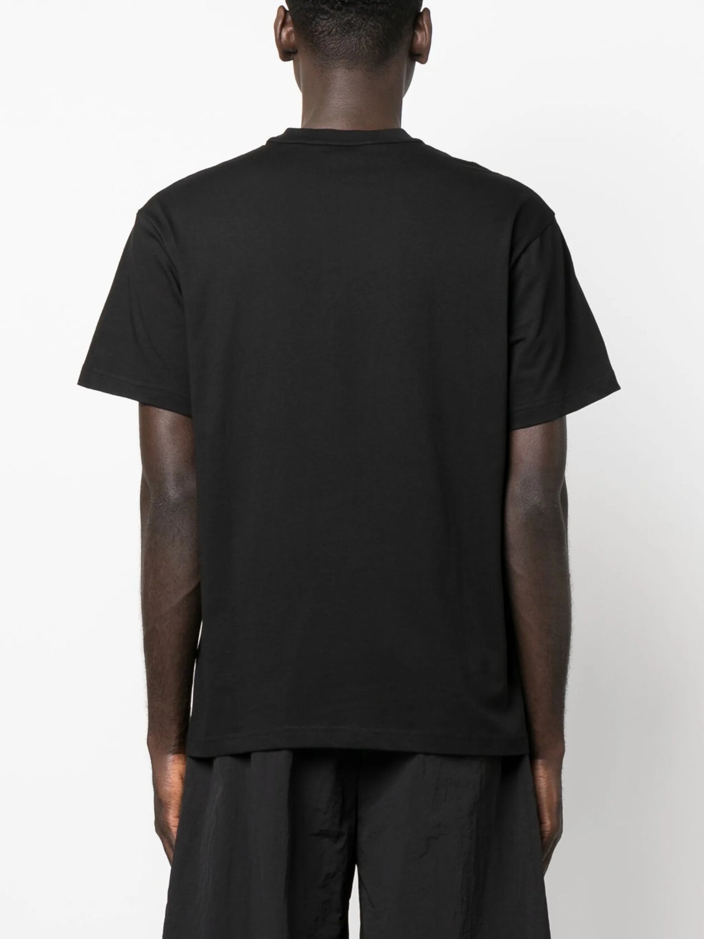 chain-link print cotton T-shirt