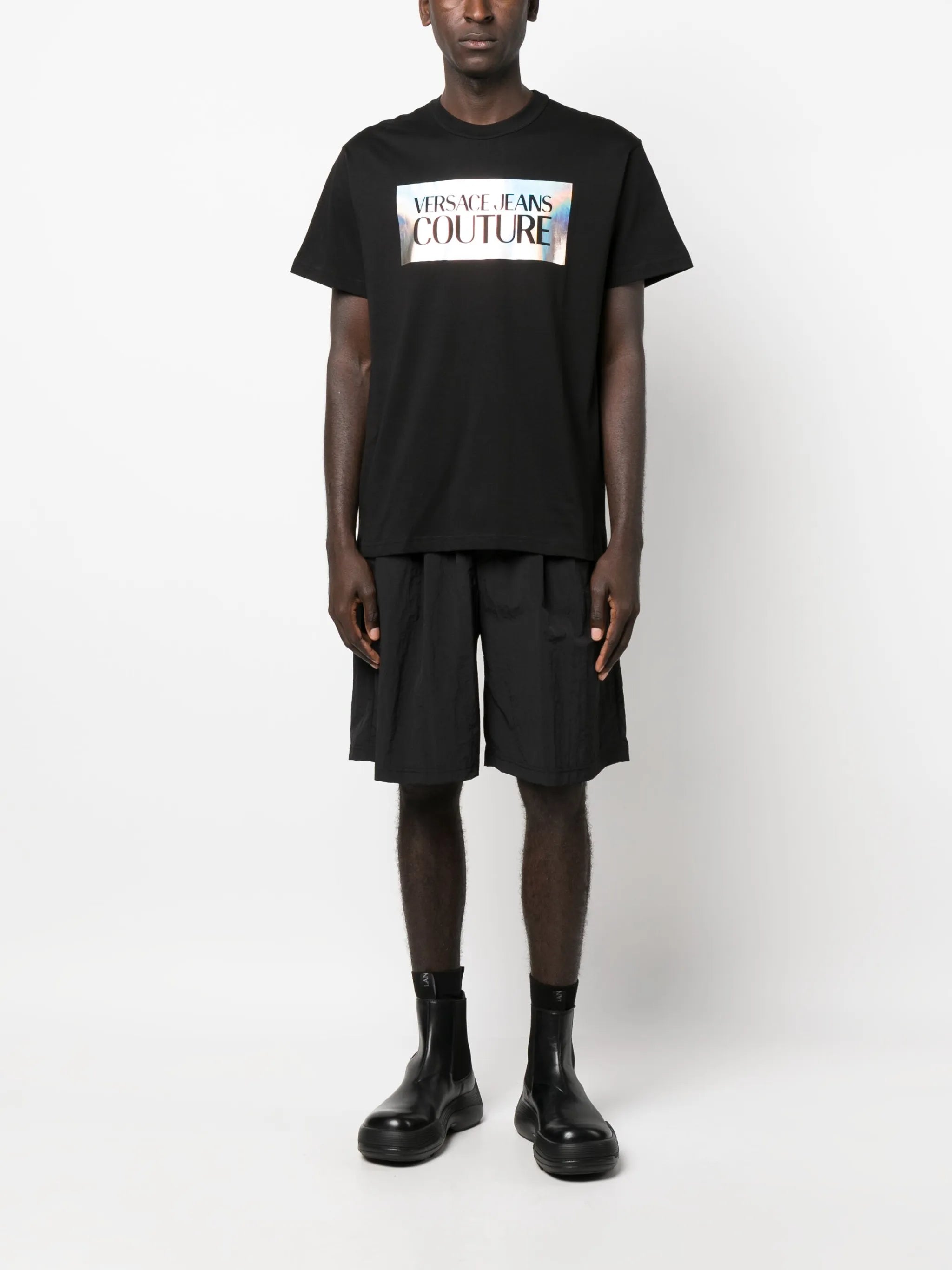 logo-print cotton T-shirt