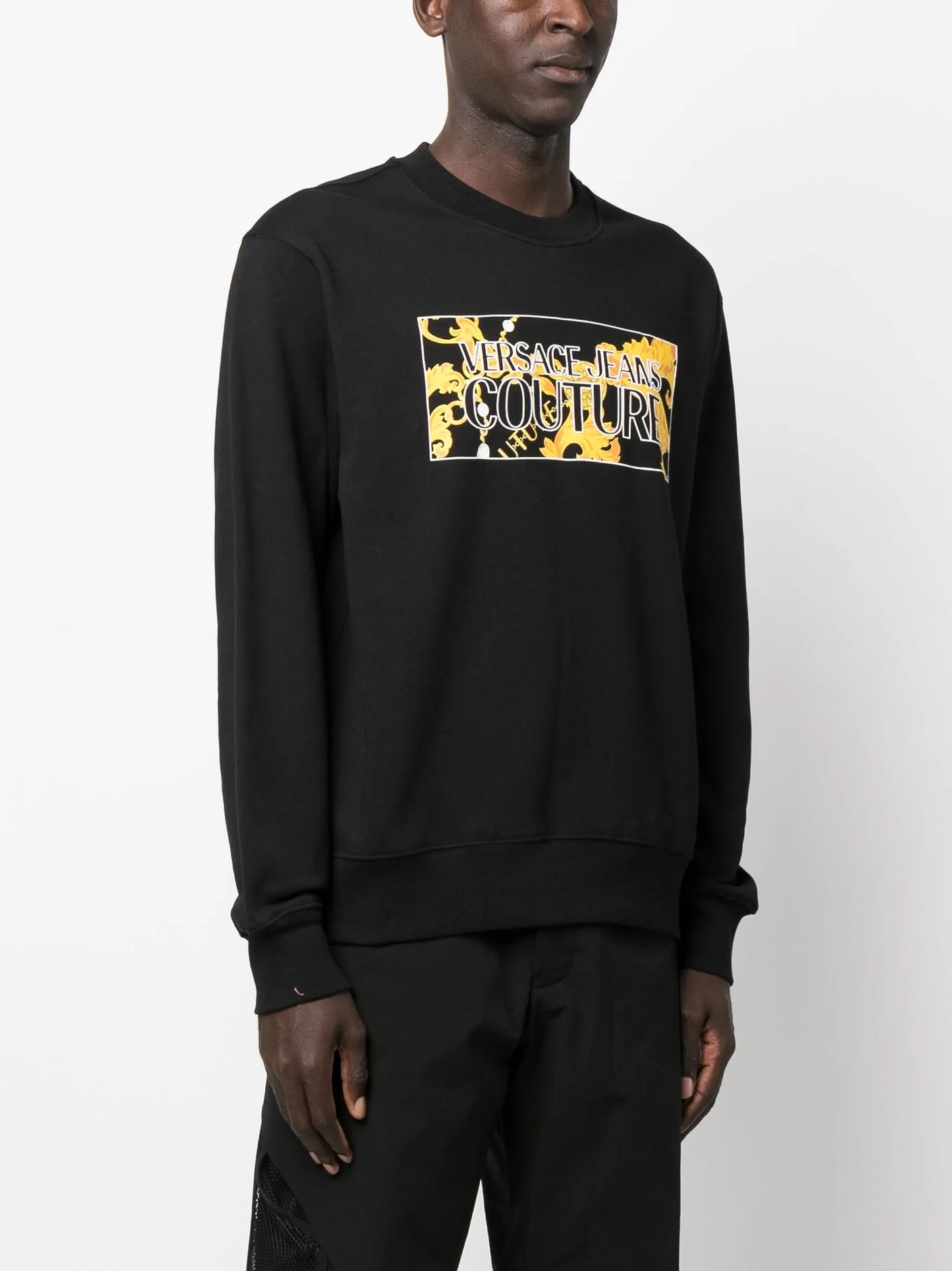 logo-print cotton sweatshirt