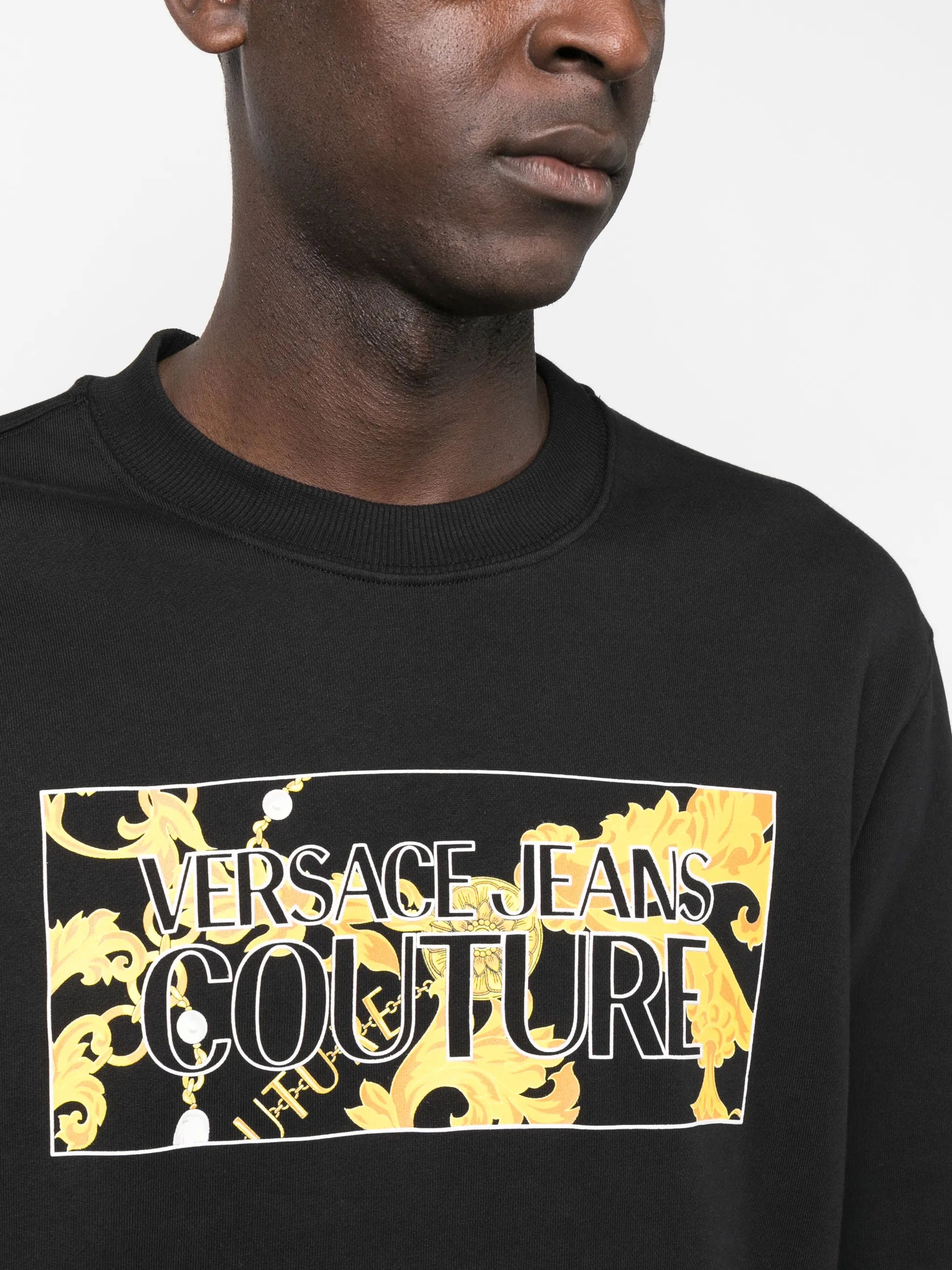 logo-print cotton sweatshirt