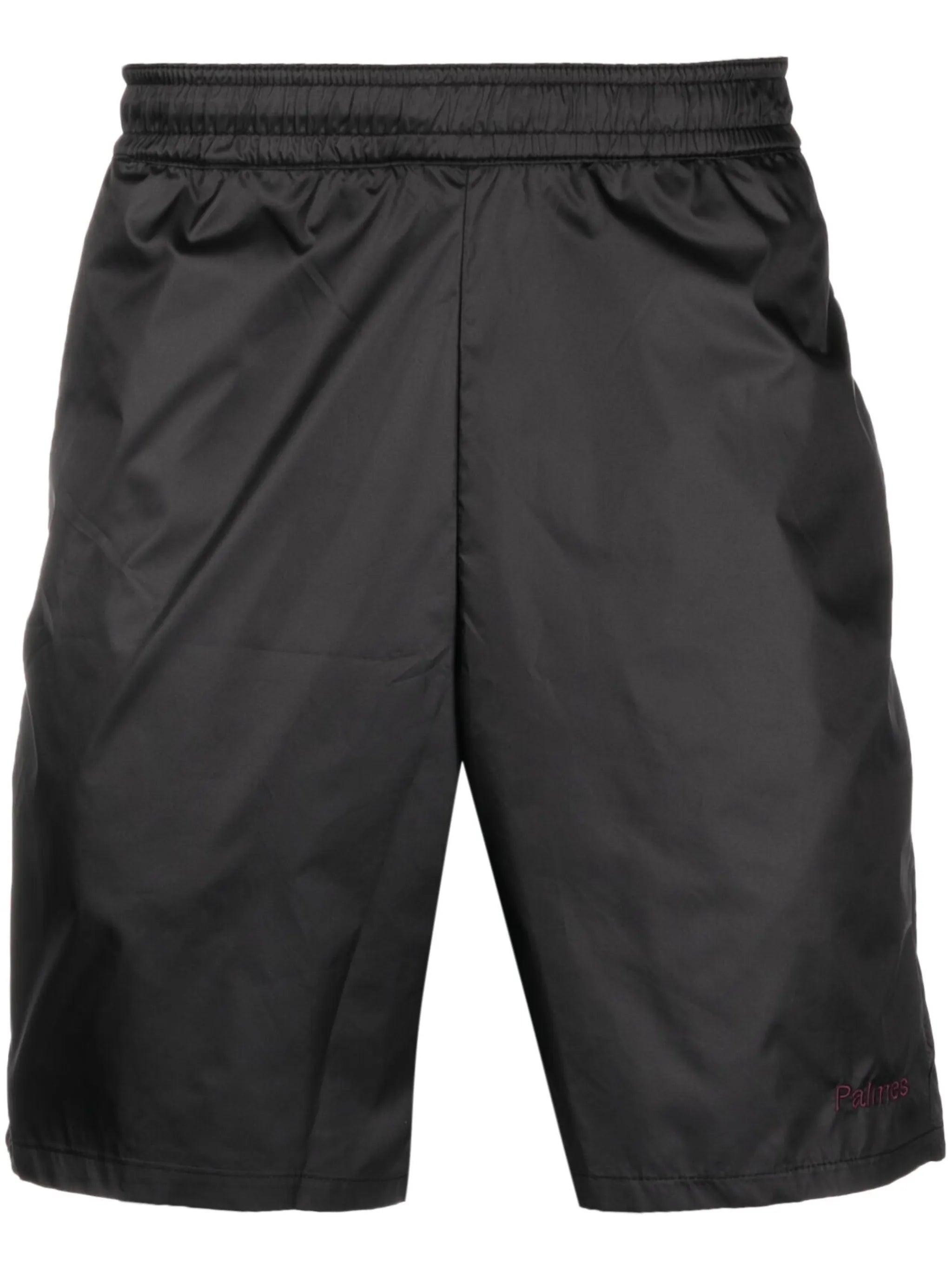 Middle elasticated-waist shorts