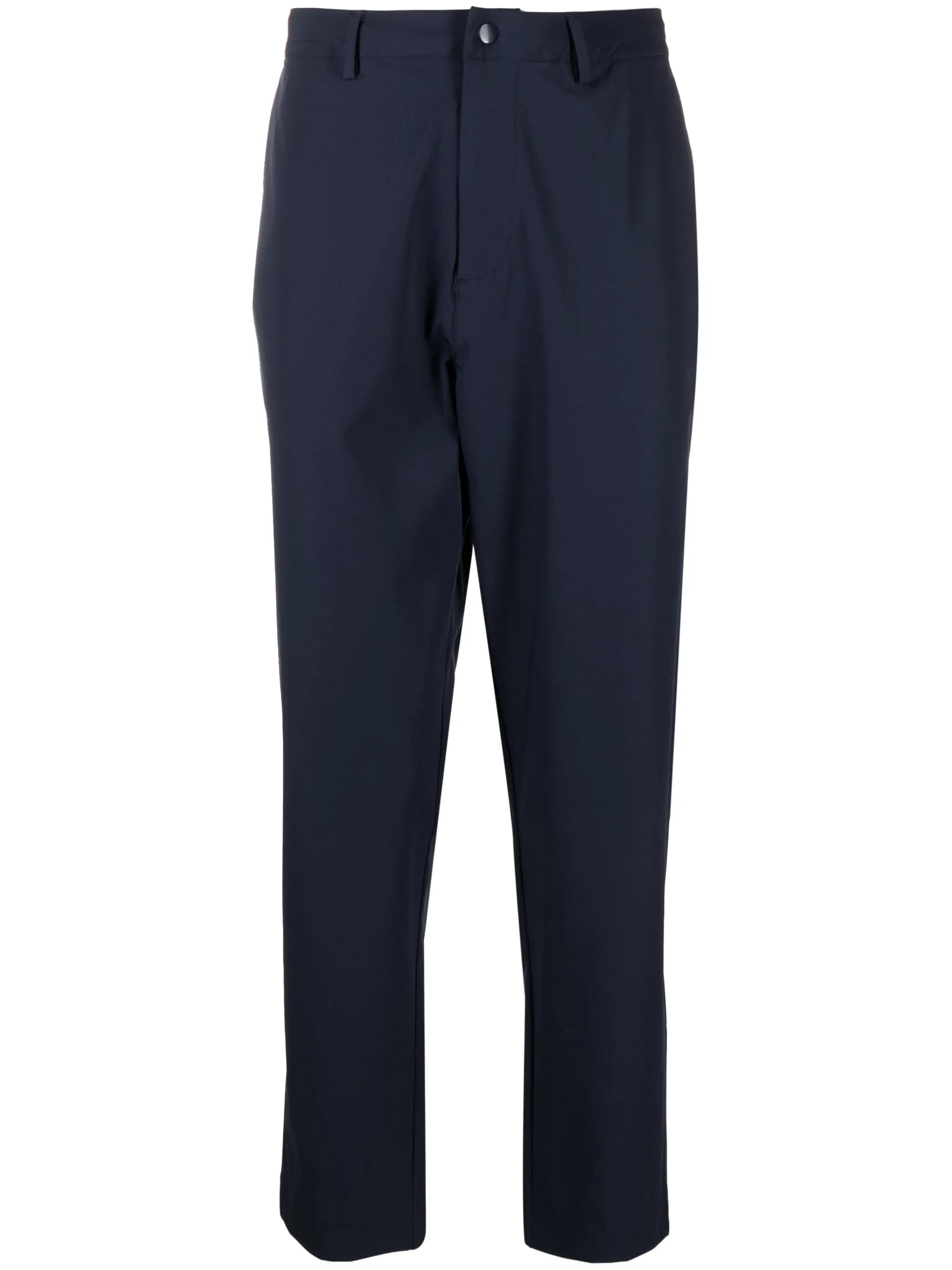 logo-print mid-rise pants