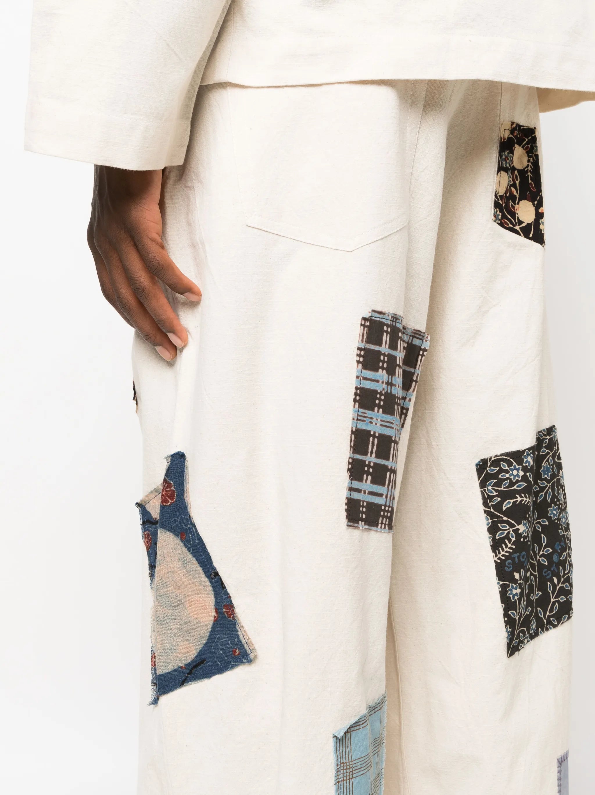 Lush organic-cotton trousers