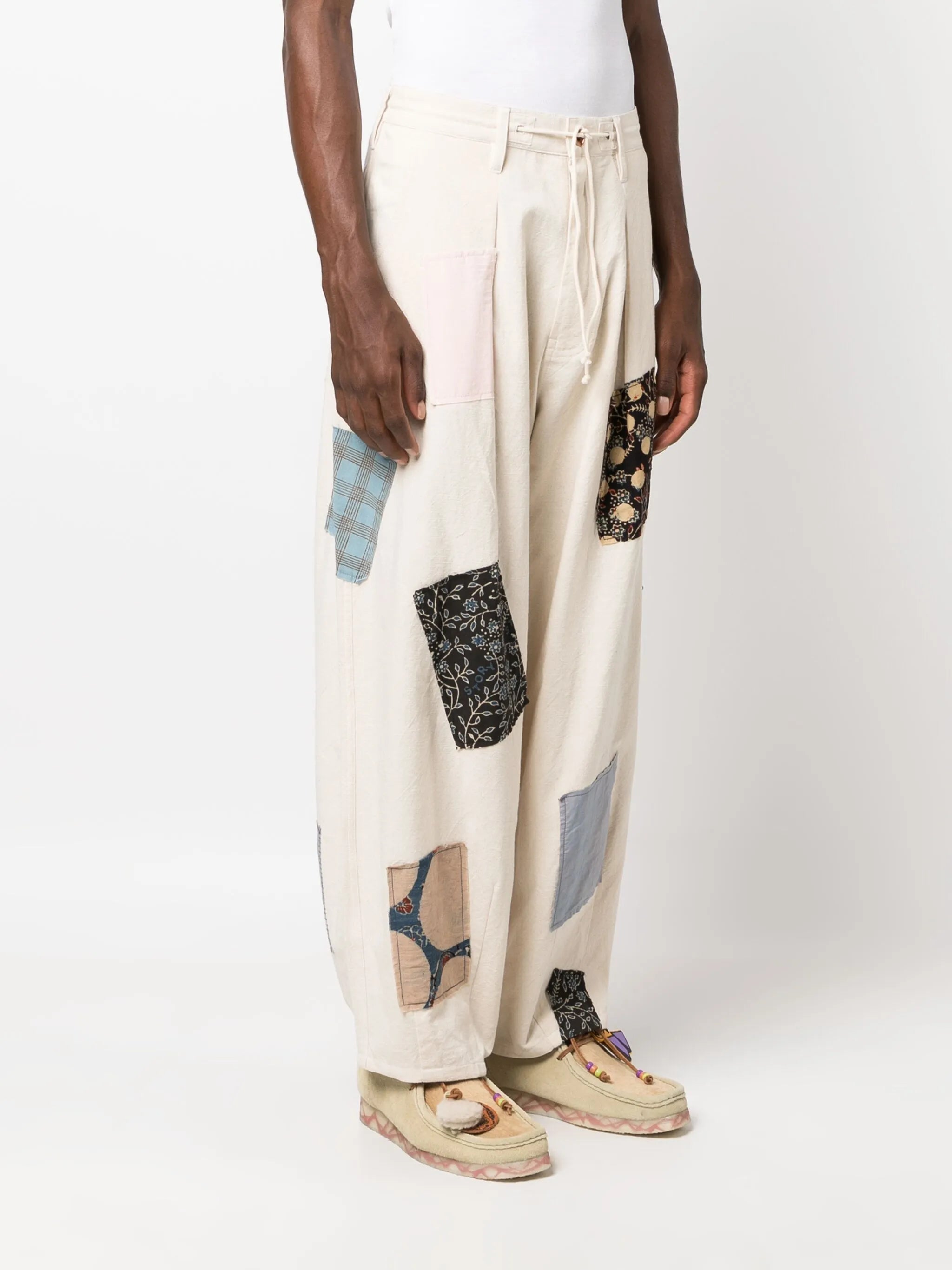Lush organic-cotton trousers