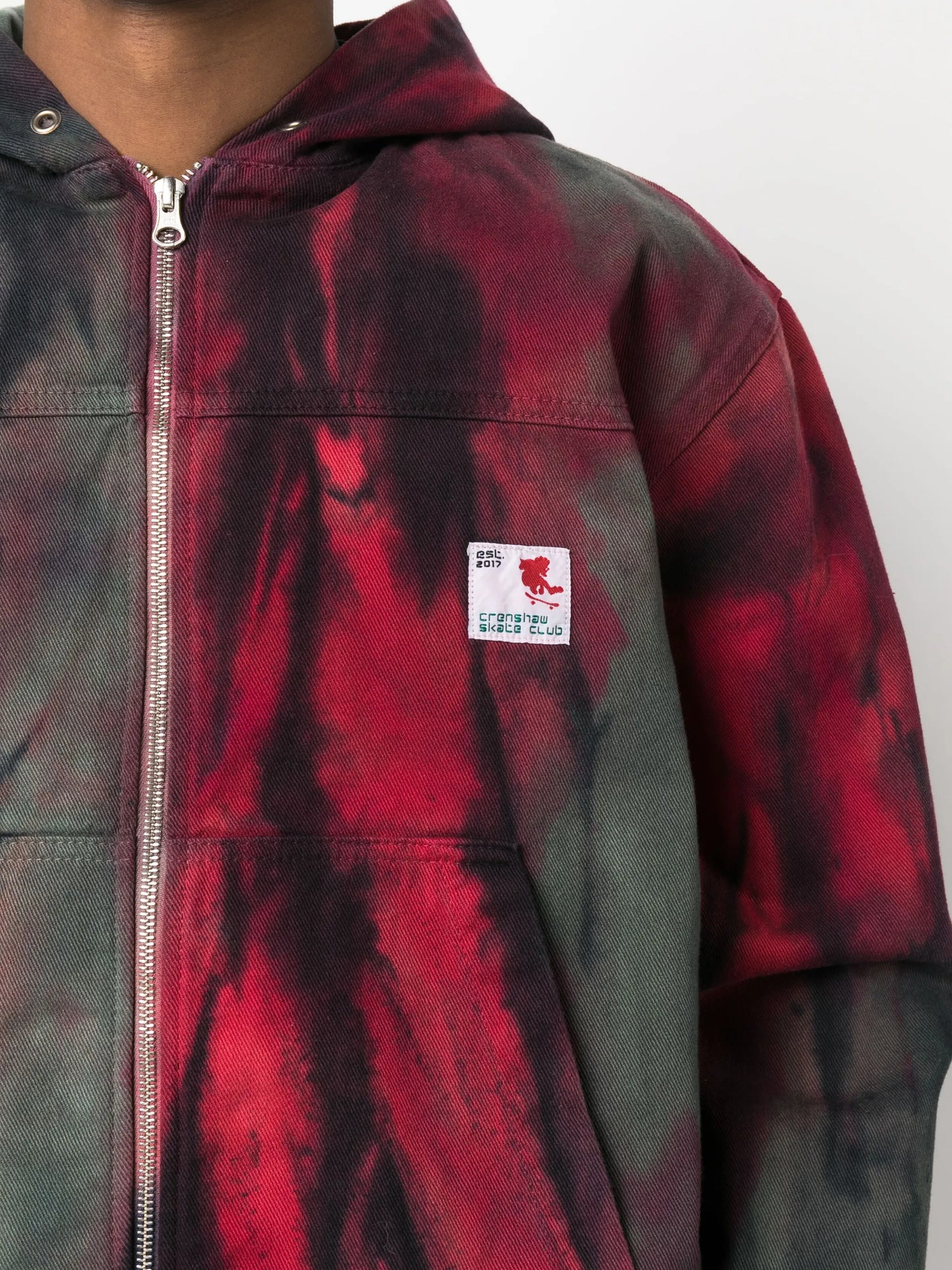 x Browns dyed hooded work jacket
