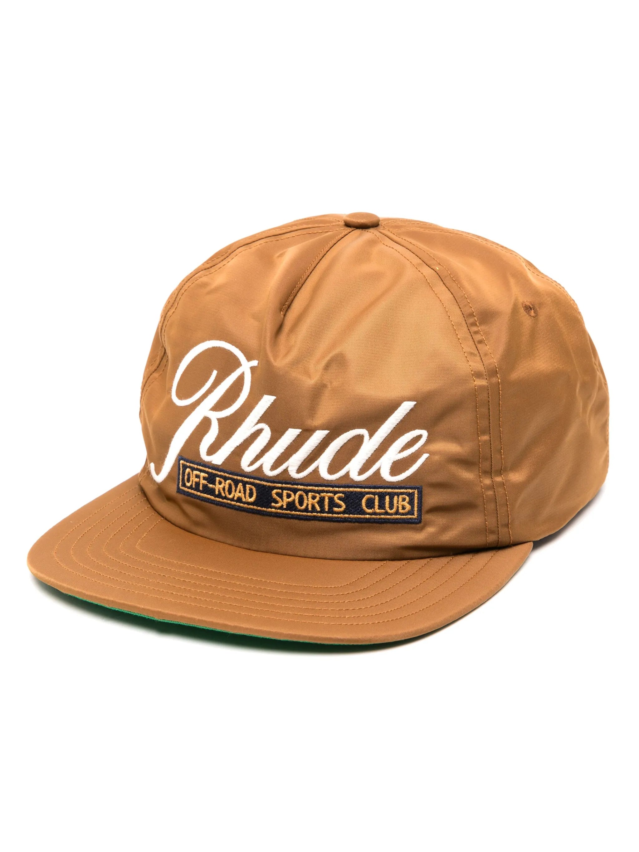 logo-embroidered cap