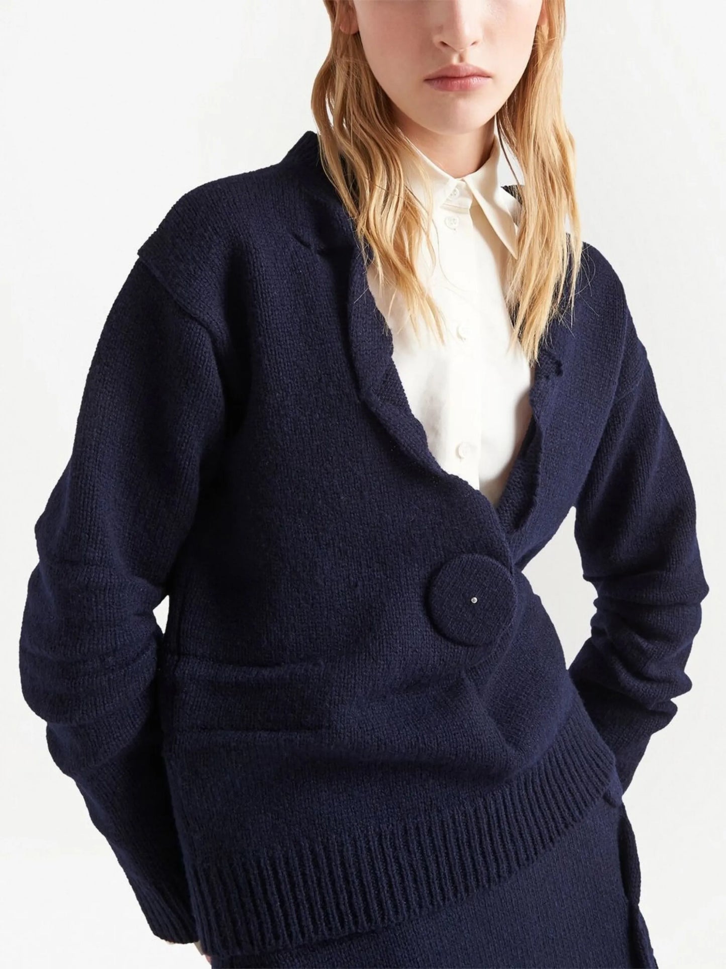 V-neck cashmere jumper