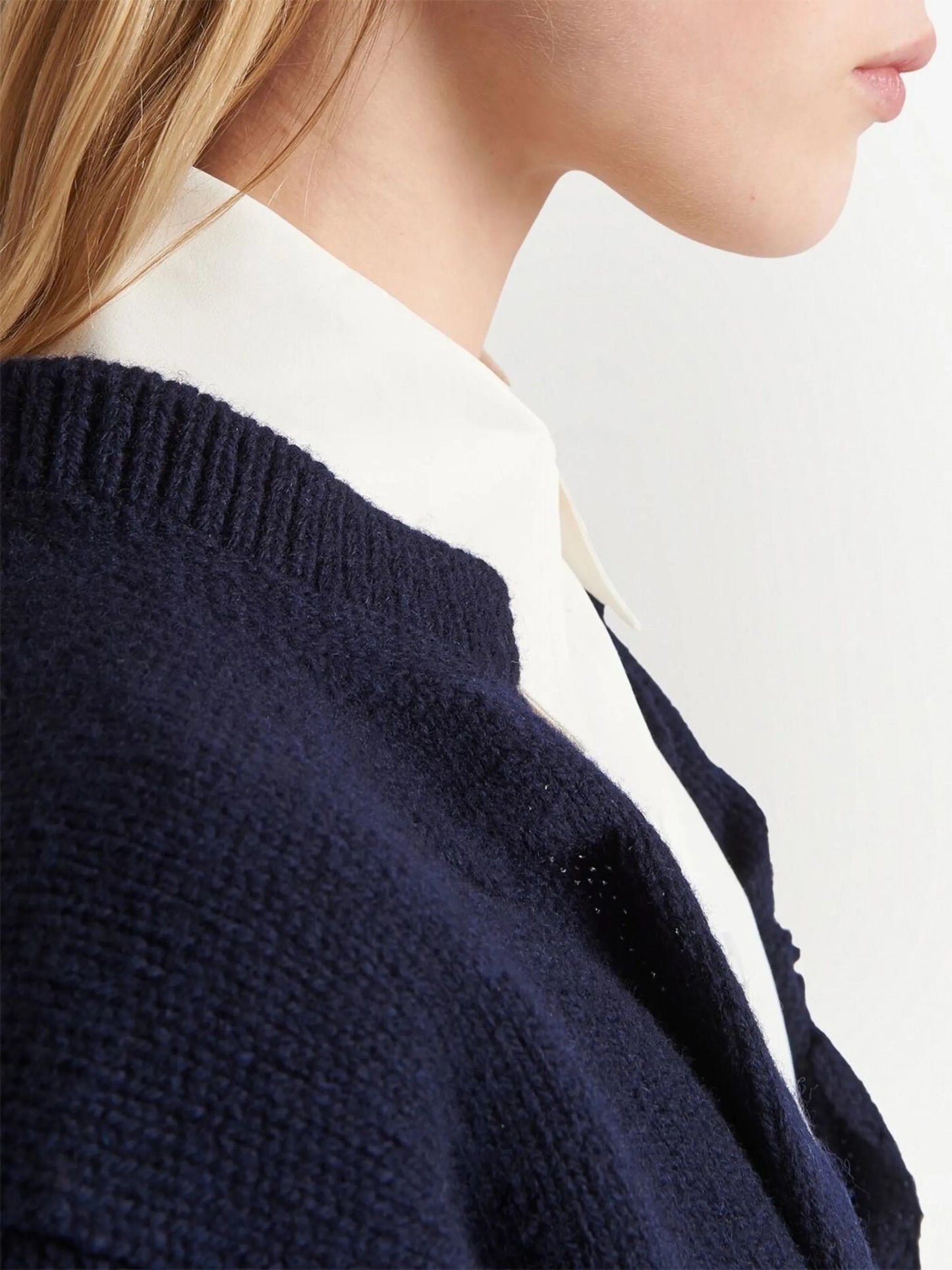 V-neck cashmere jumper