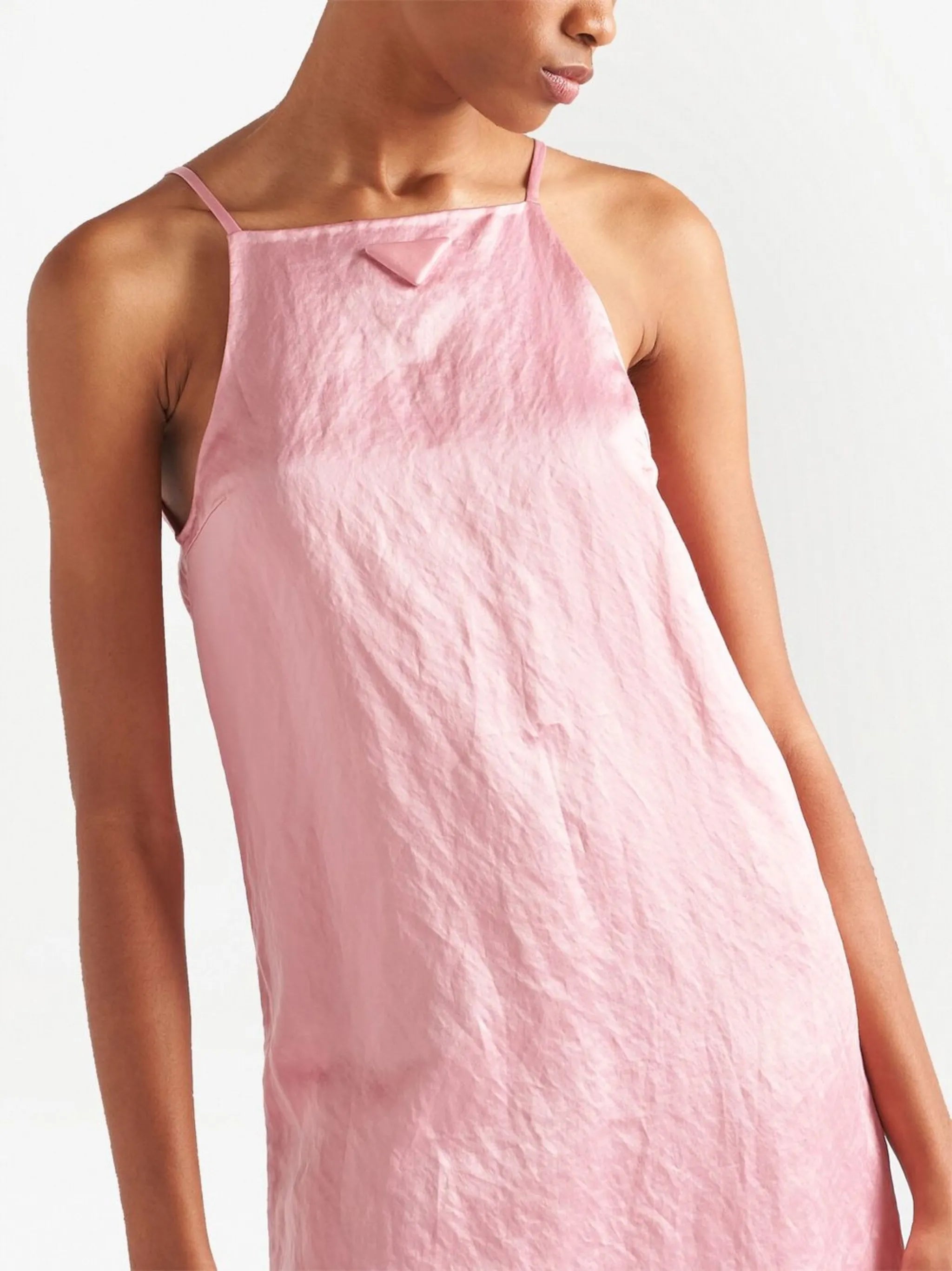 satin mini dress