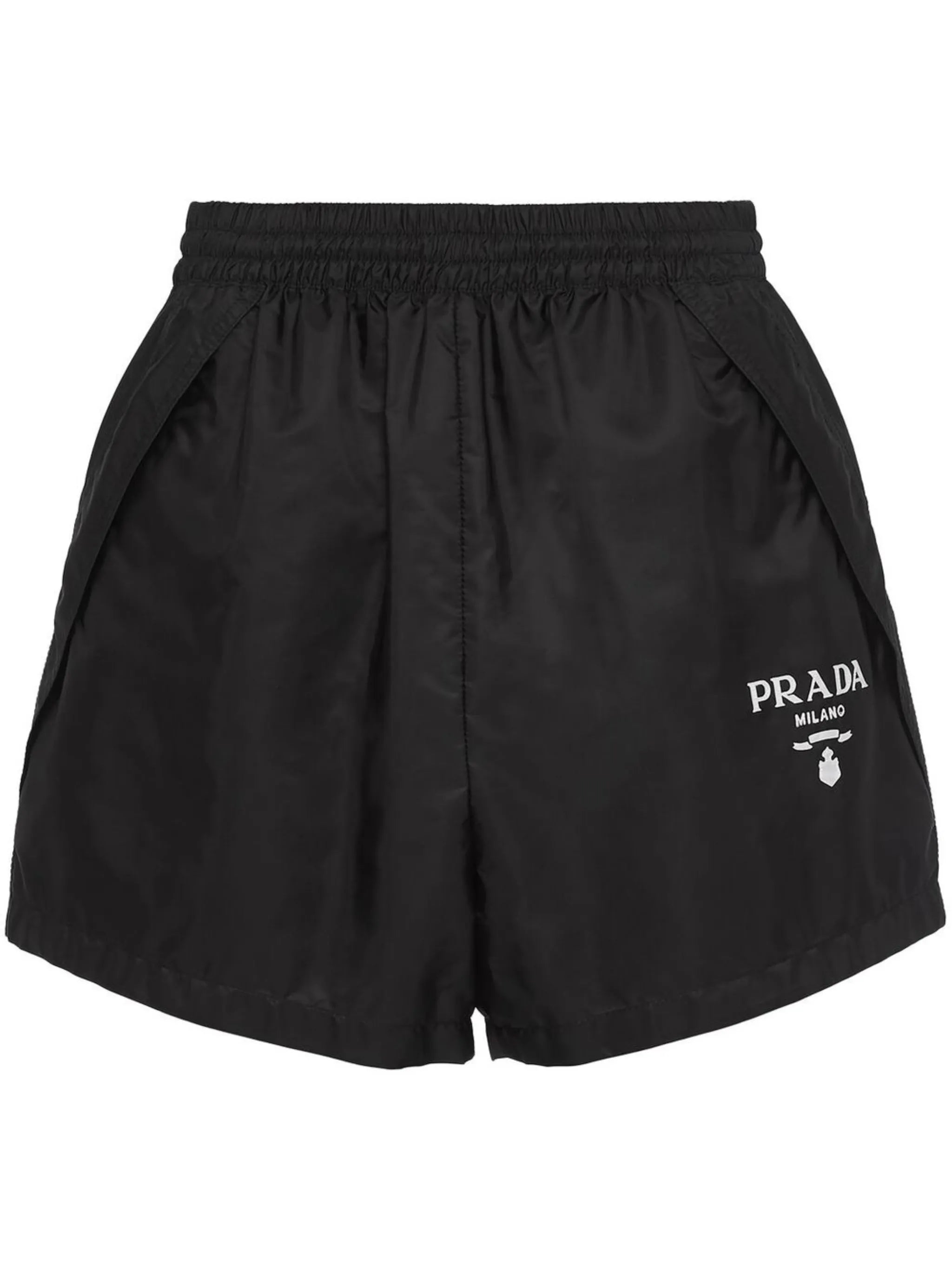 Re-Nylon logo-embroidered shorts