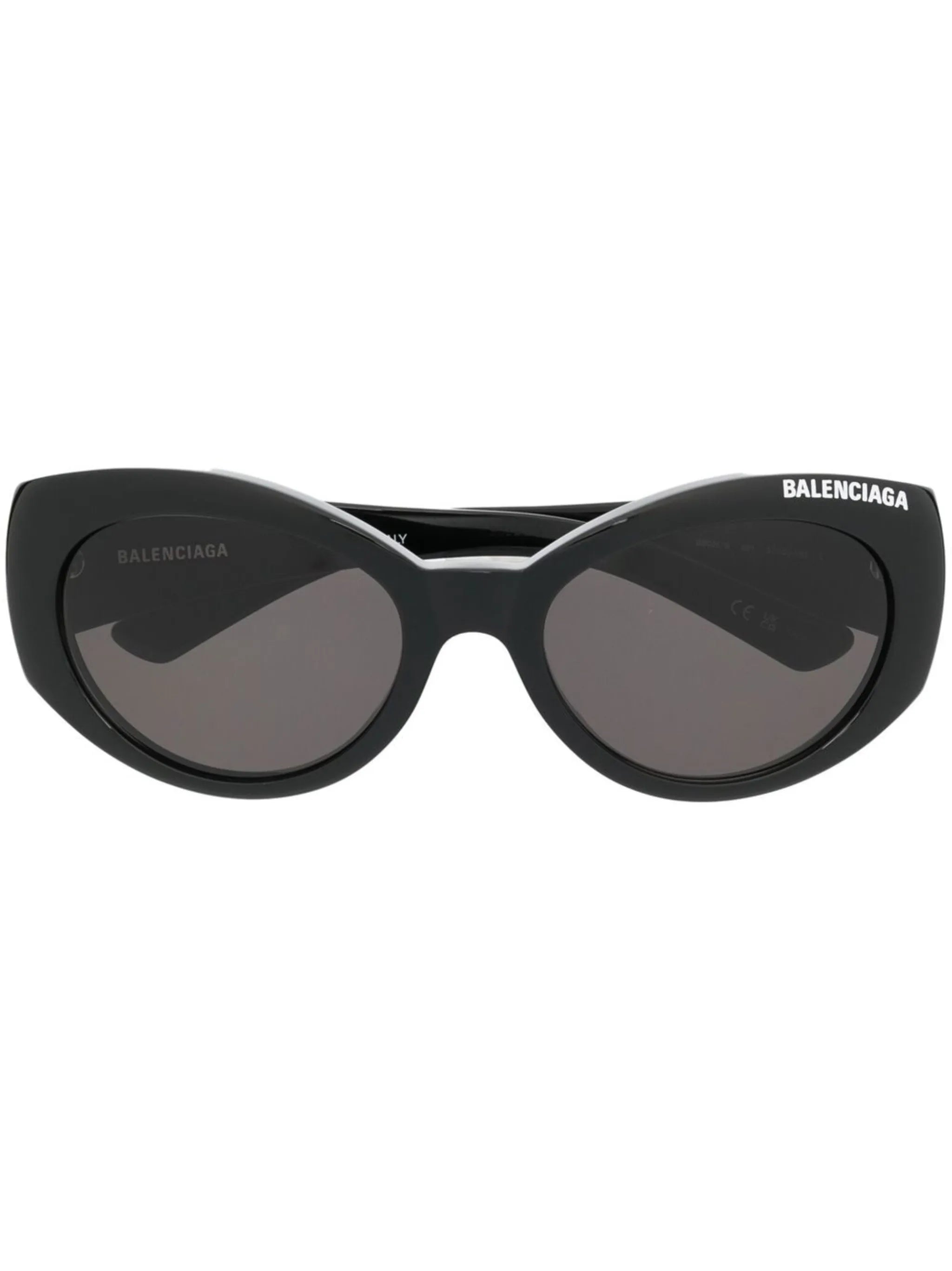 logo-print detail sunglasses
