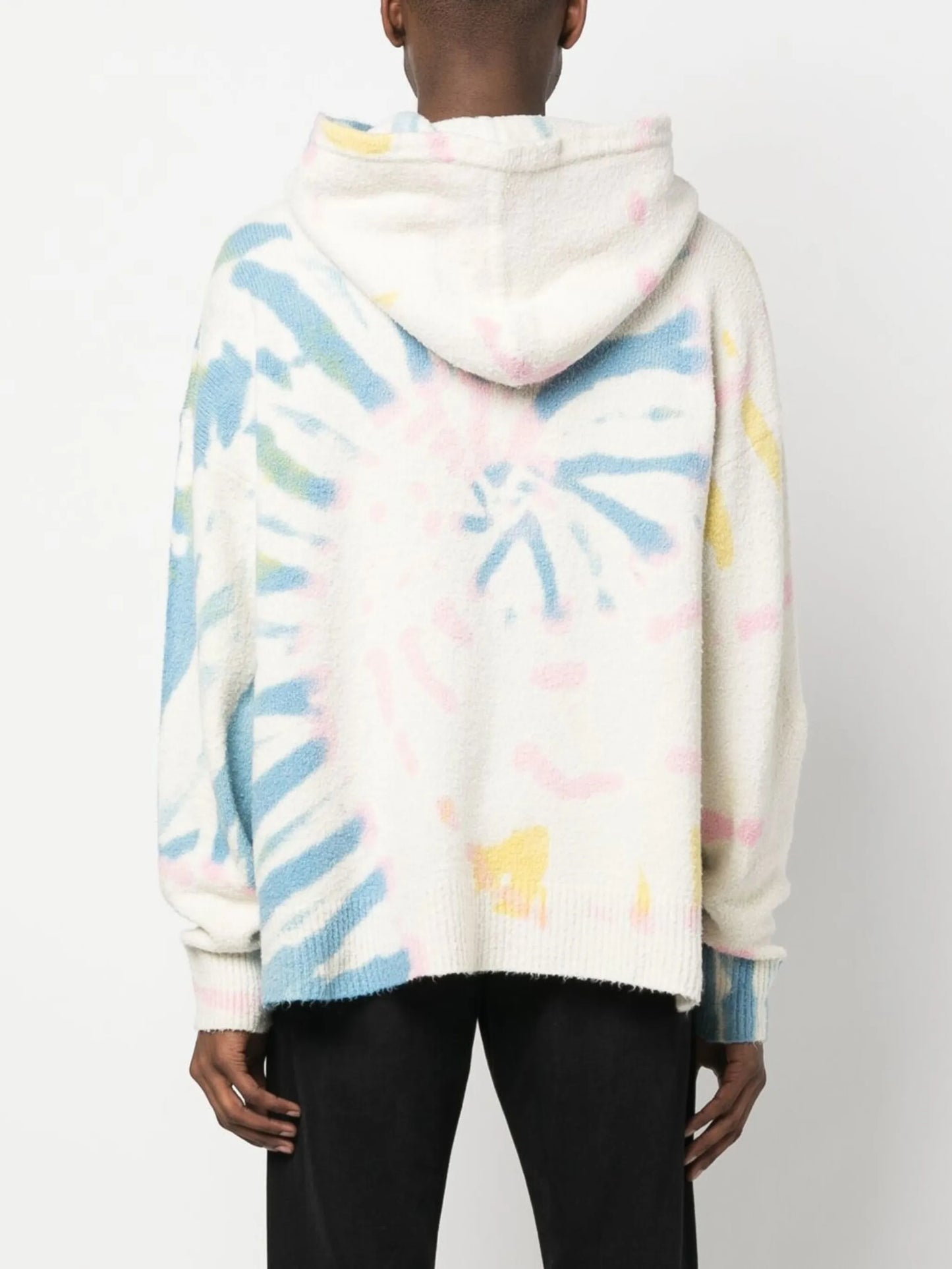 tie-dye-print hoodie