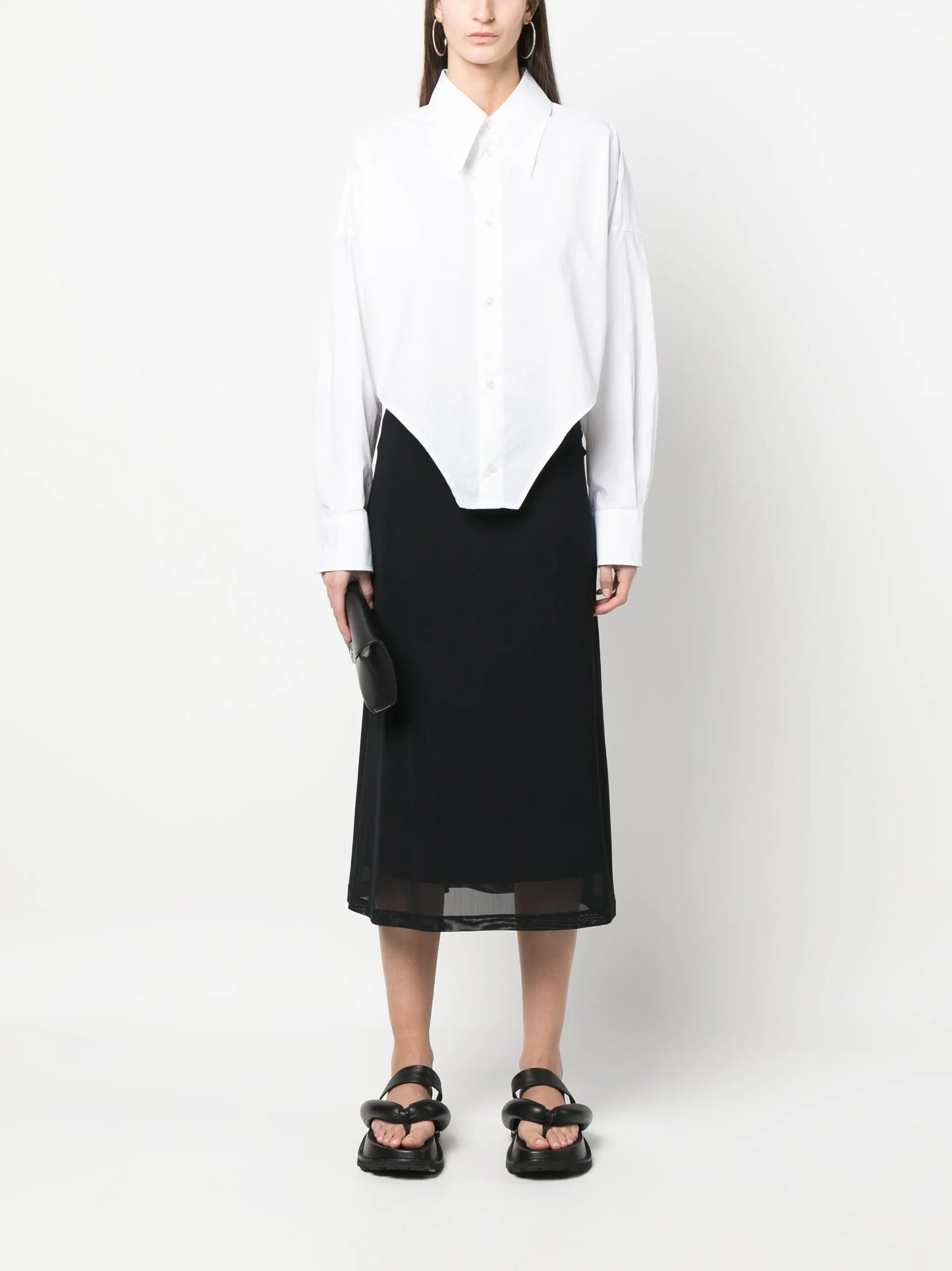 long-sleeve cotton shirt
