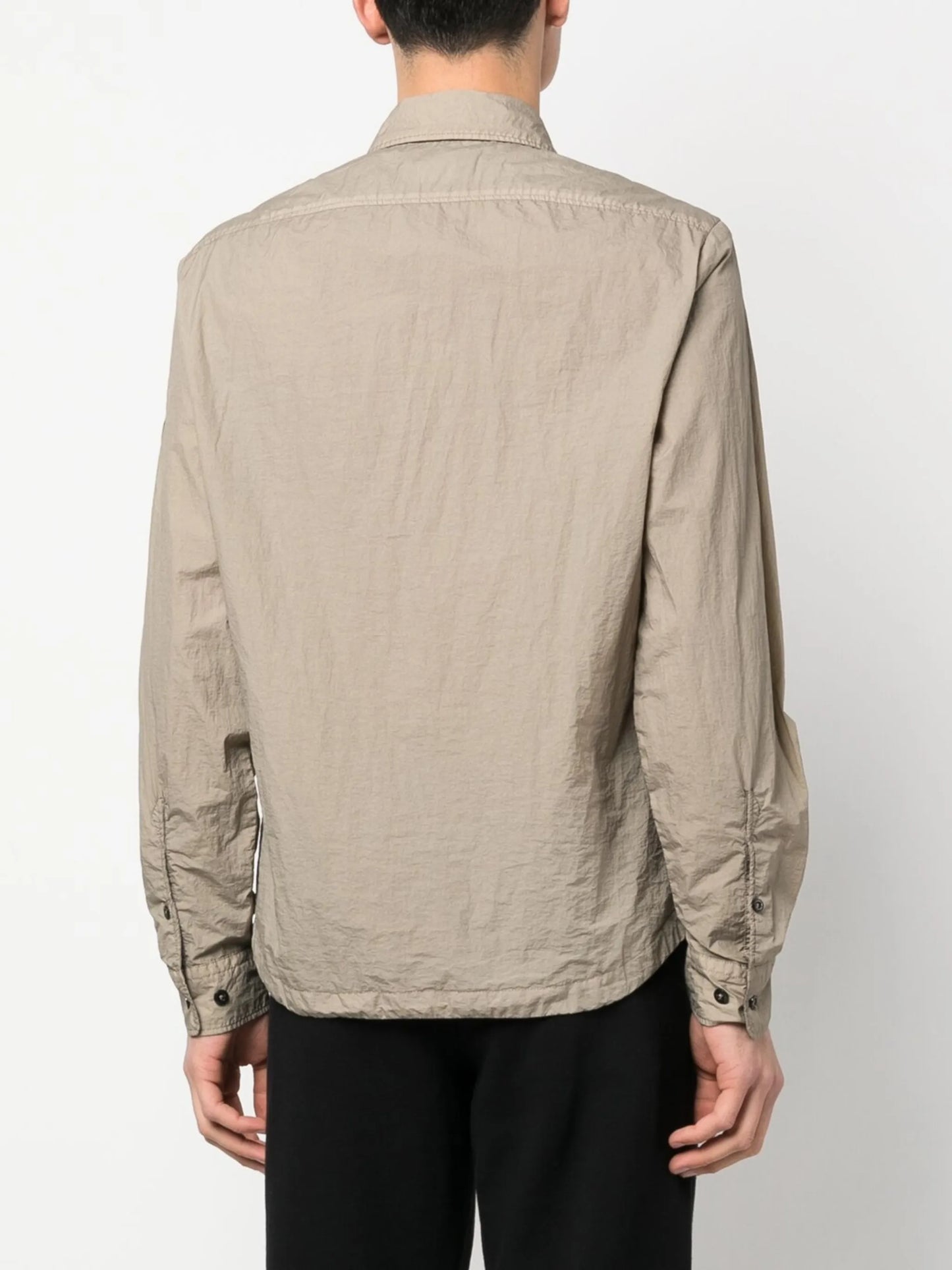 creased-effect shirt