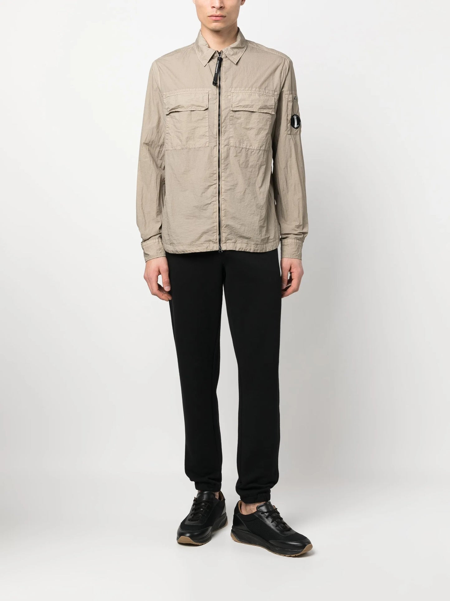 creased-effect shirt