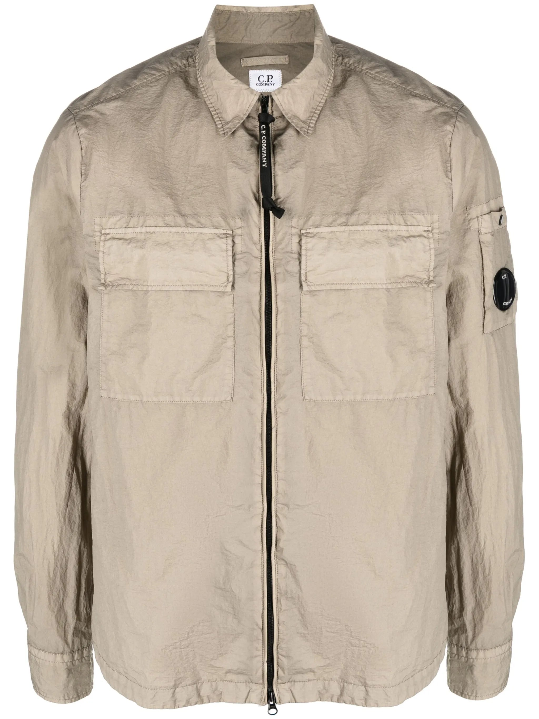 creased-effect shirt