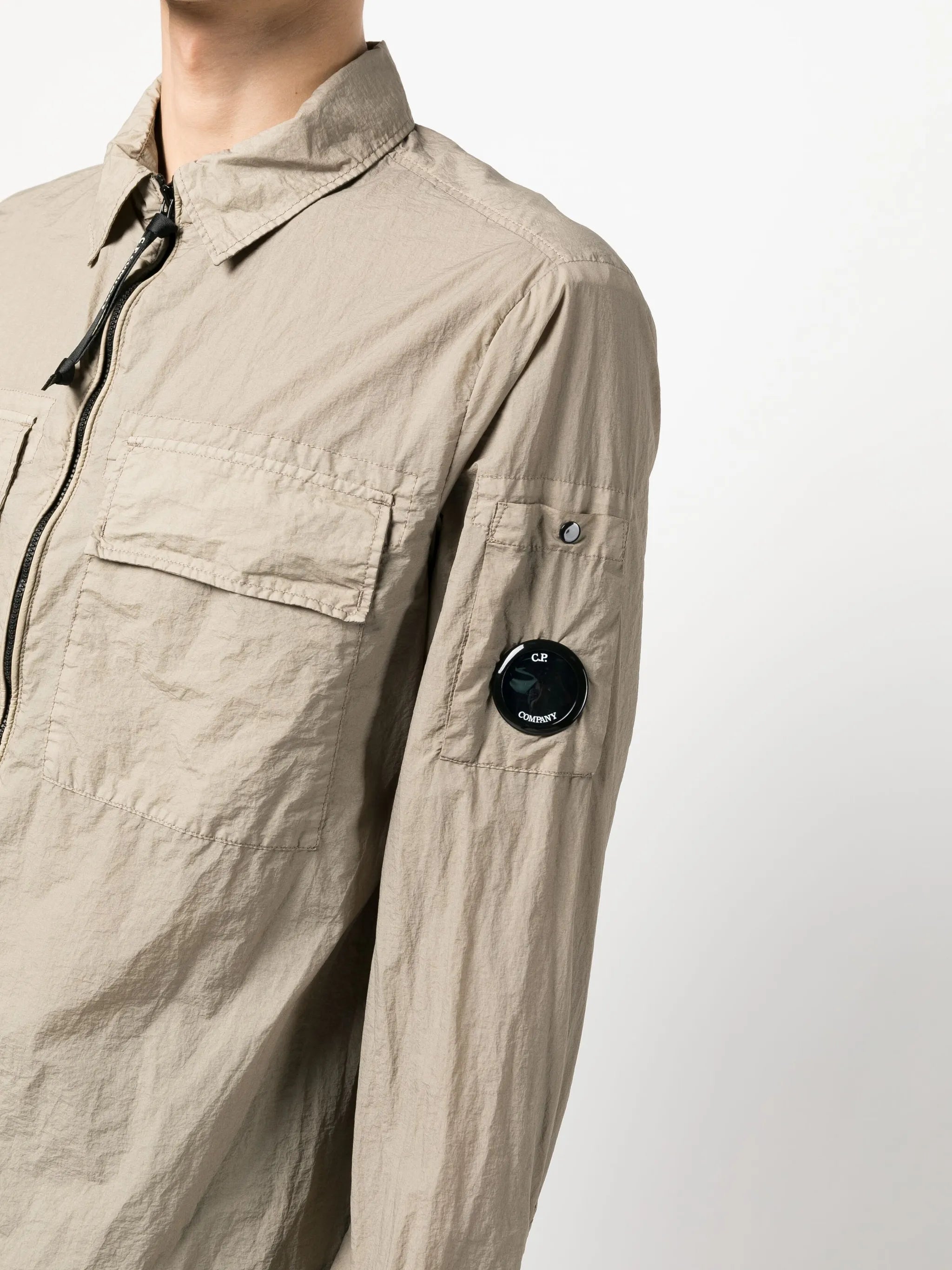 creased-effect shirt