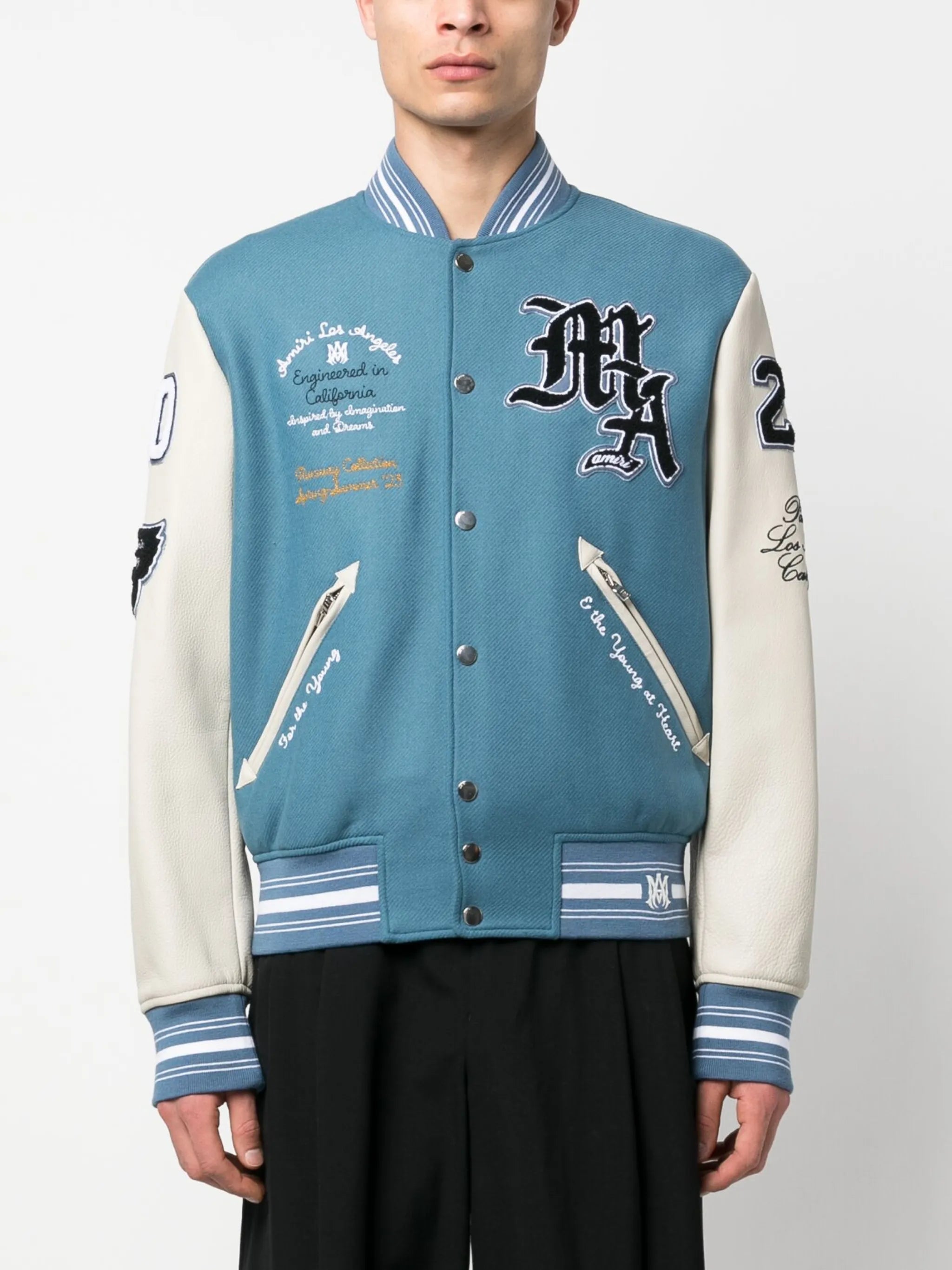 patch-detail varsity jacket