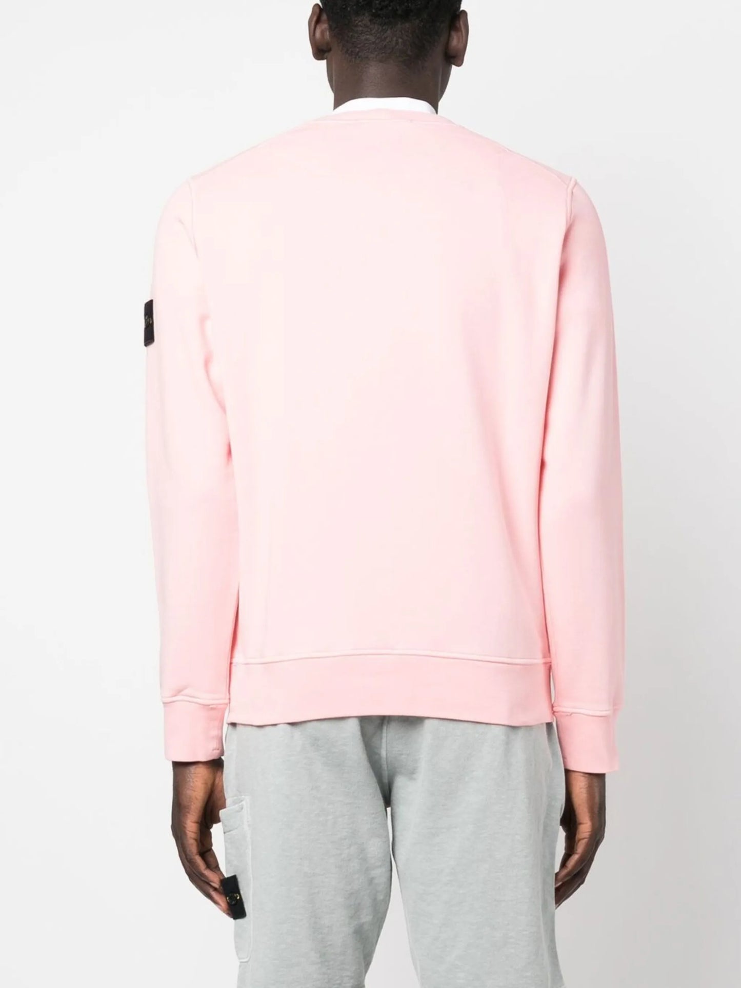 logo-patch sleeve sweatshirt