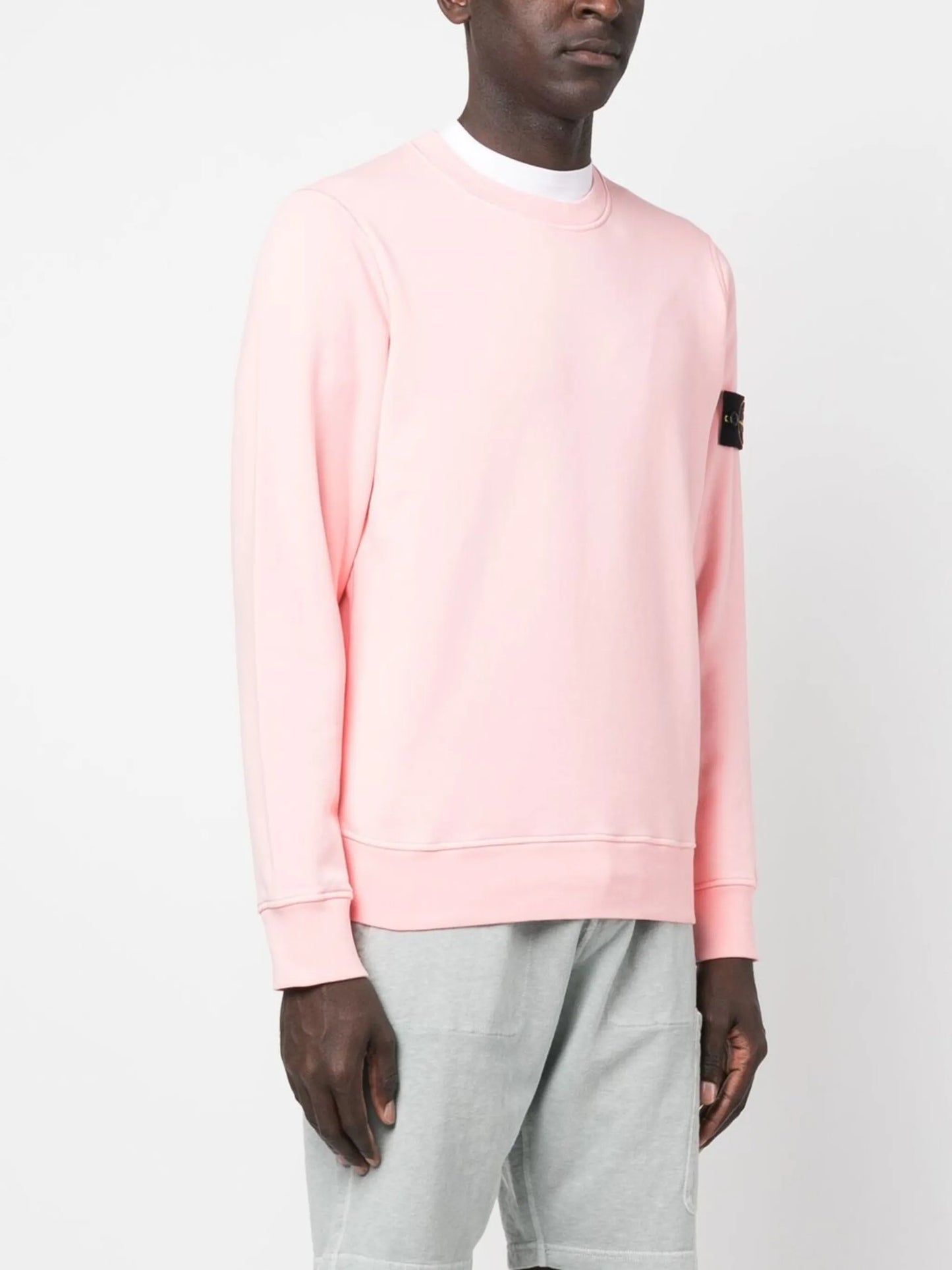 logo-patch sleeve sweatshirt