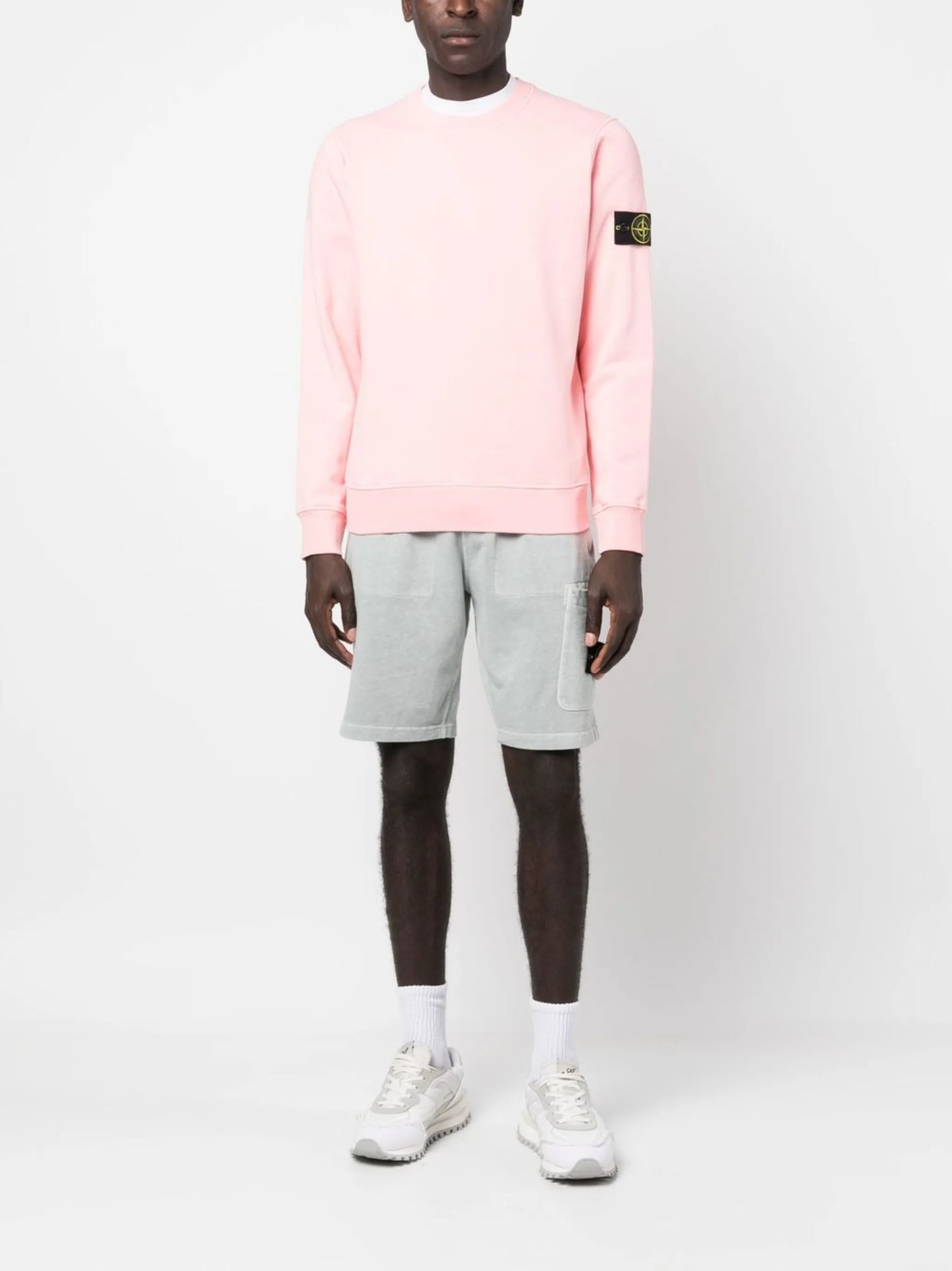 logo-patch sleeve sweatshirt
