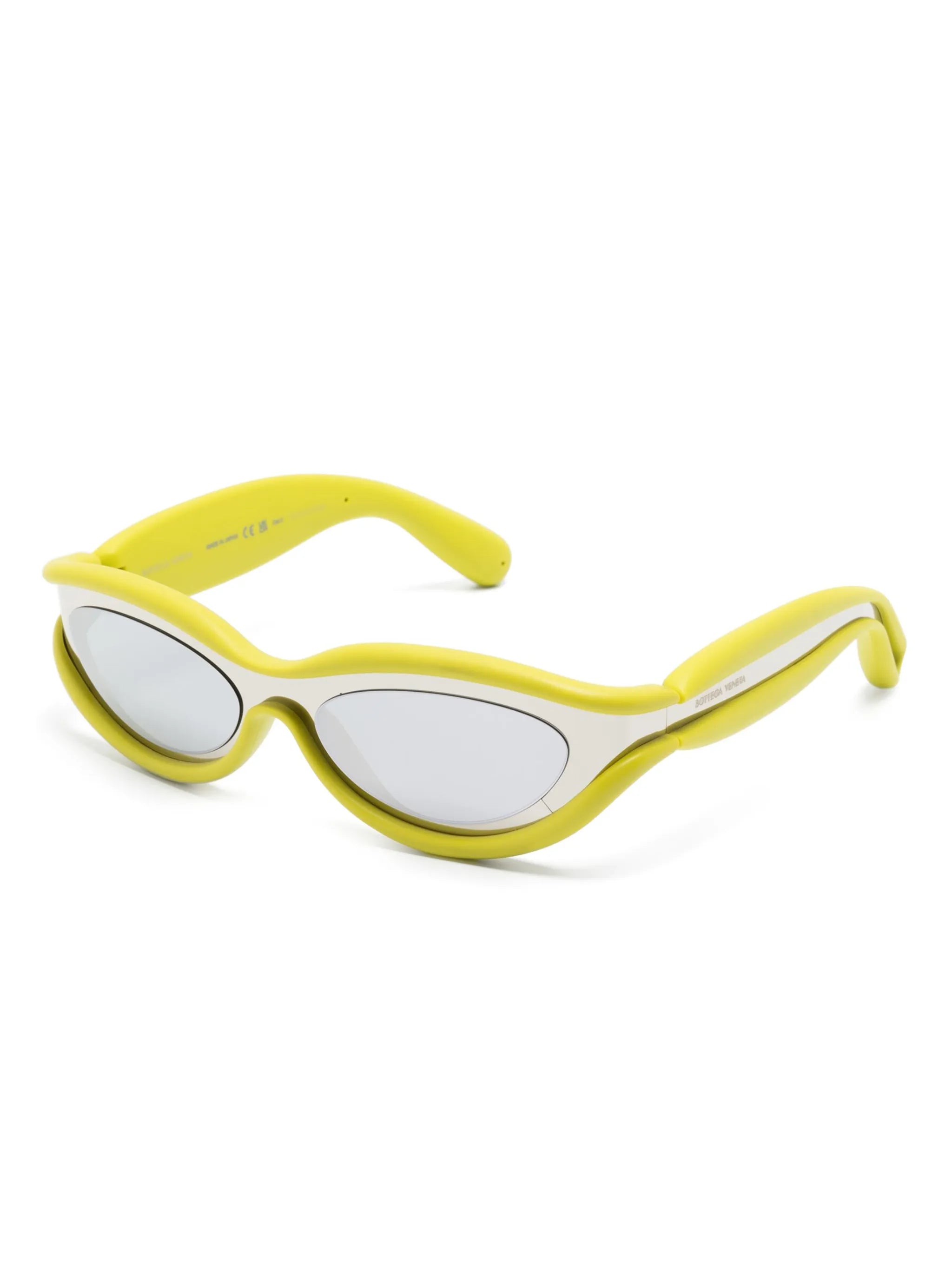 Hem cat-eye frame sunglasses