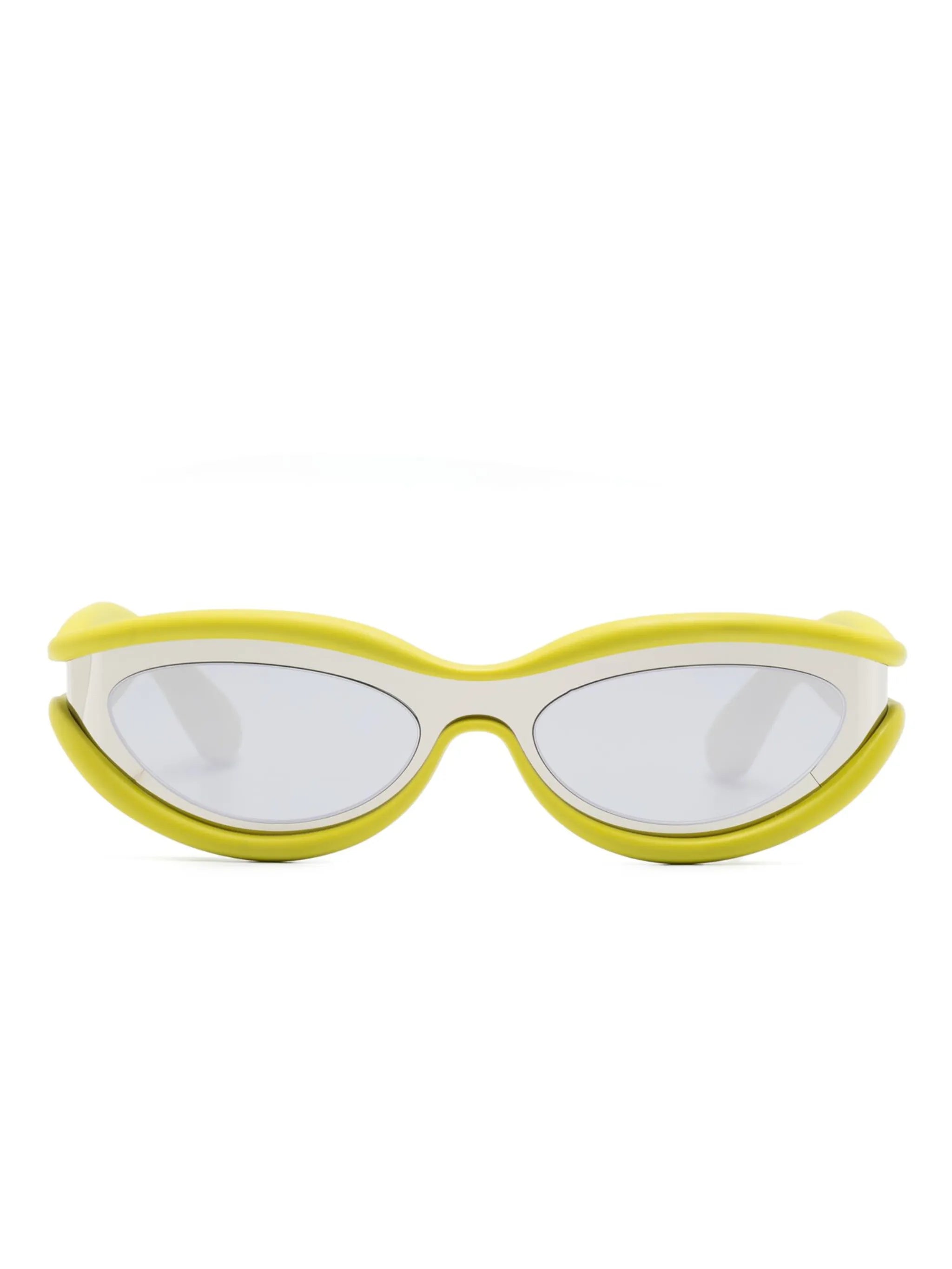 Hem cat-eye frame sunglasses