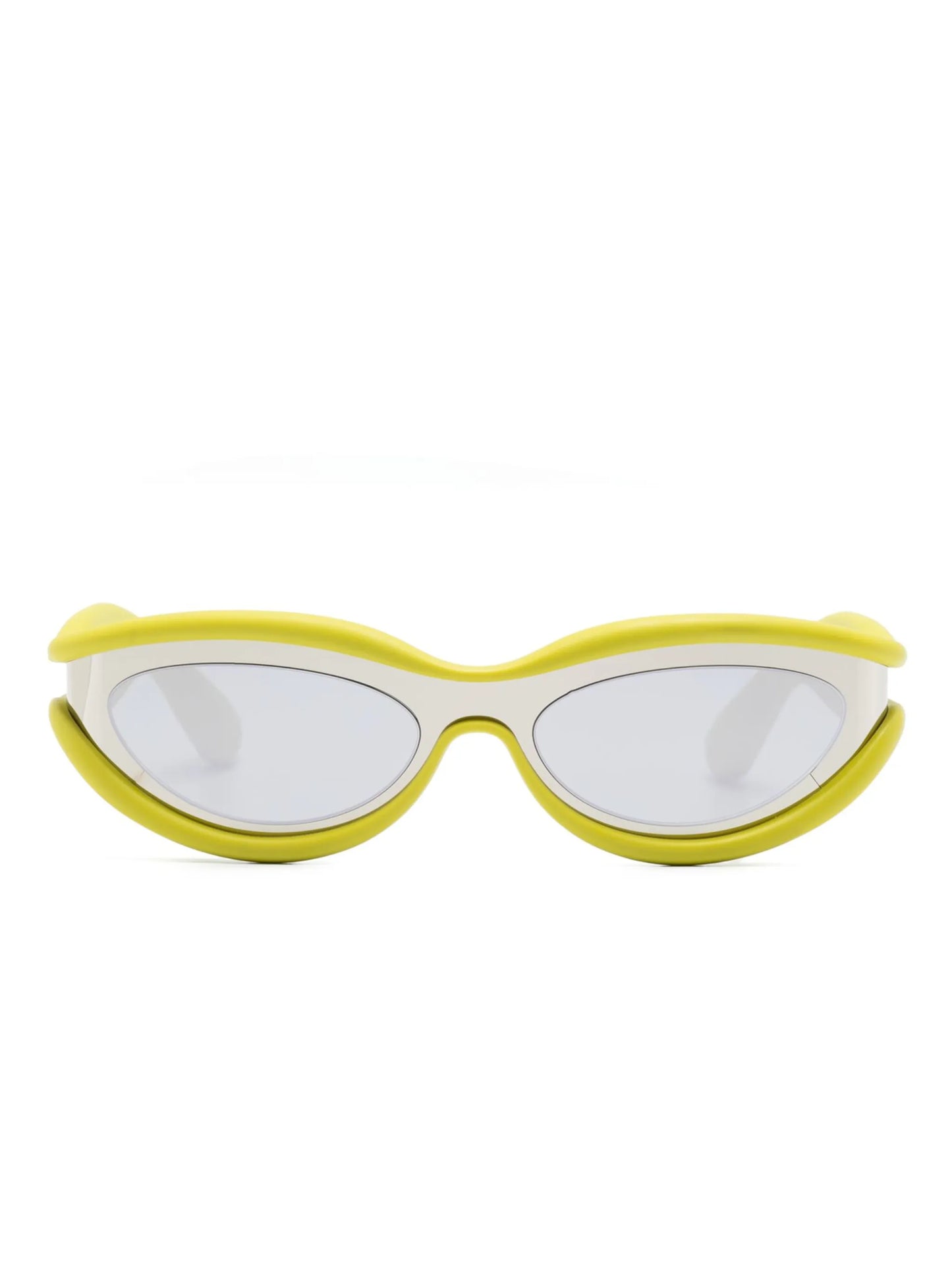 Hem cat-eye frame sunglasses