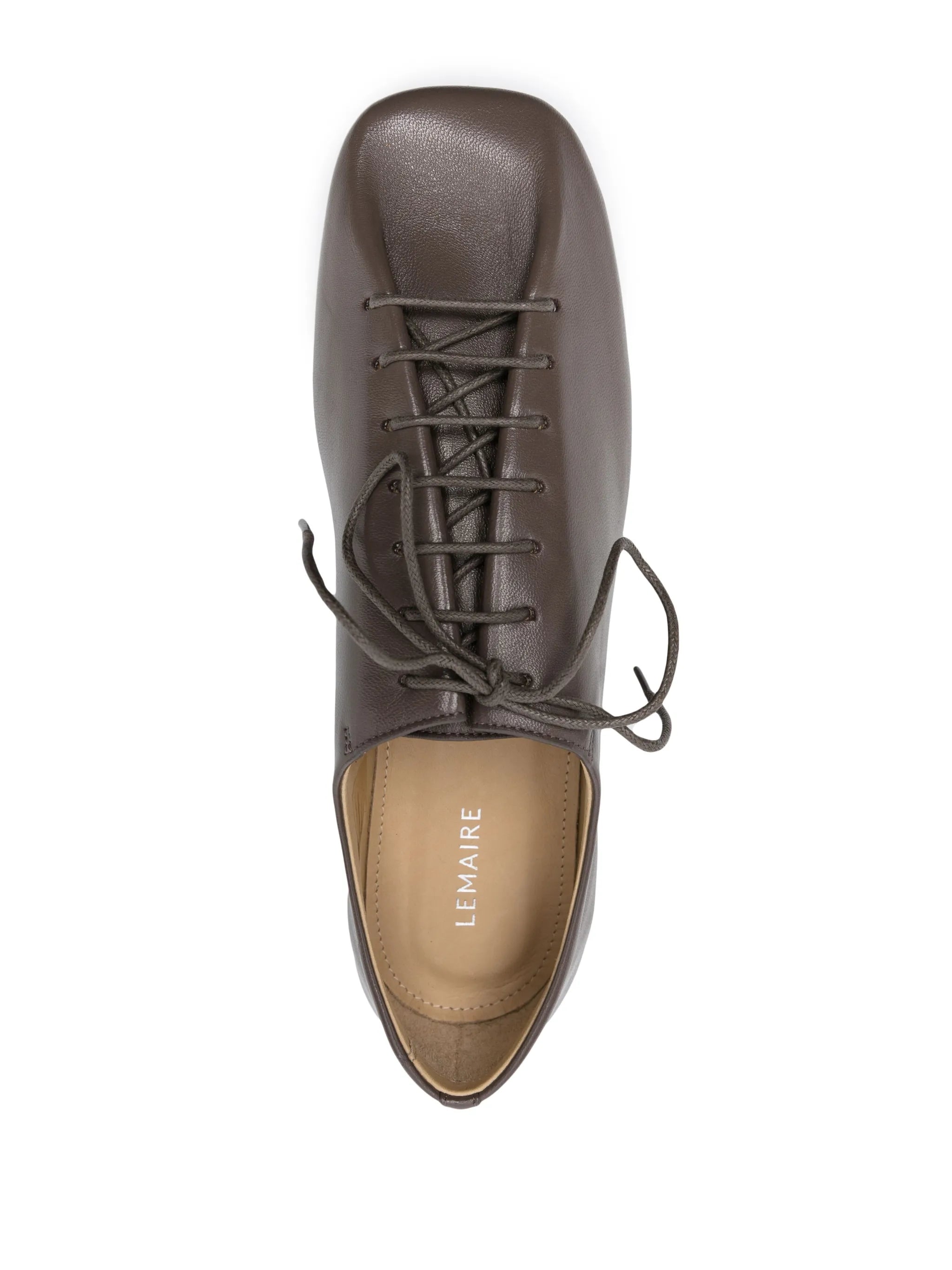 square-toe Derby shoes