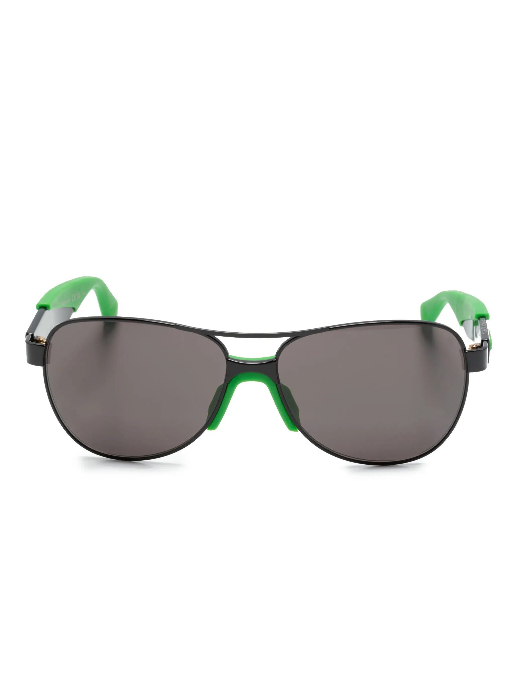 tinted pilot frame sunglasses