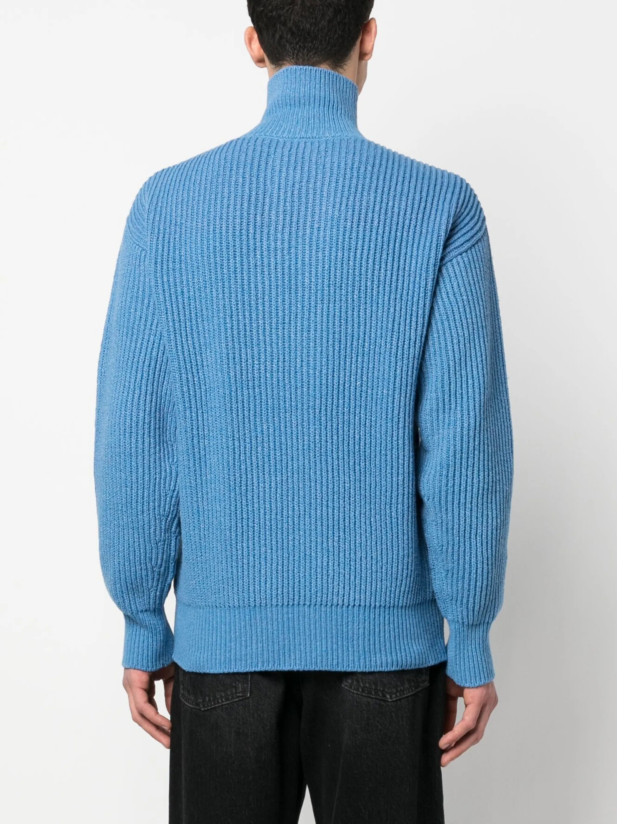 zip-front cardigan