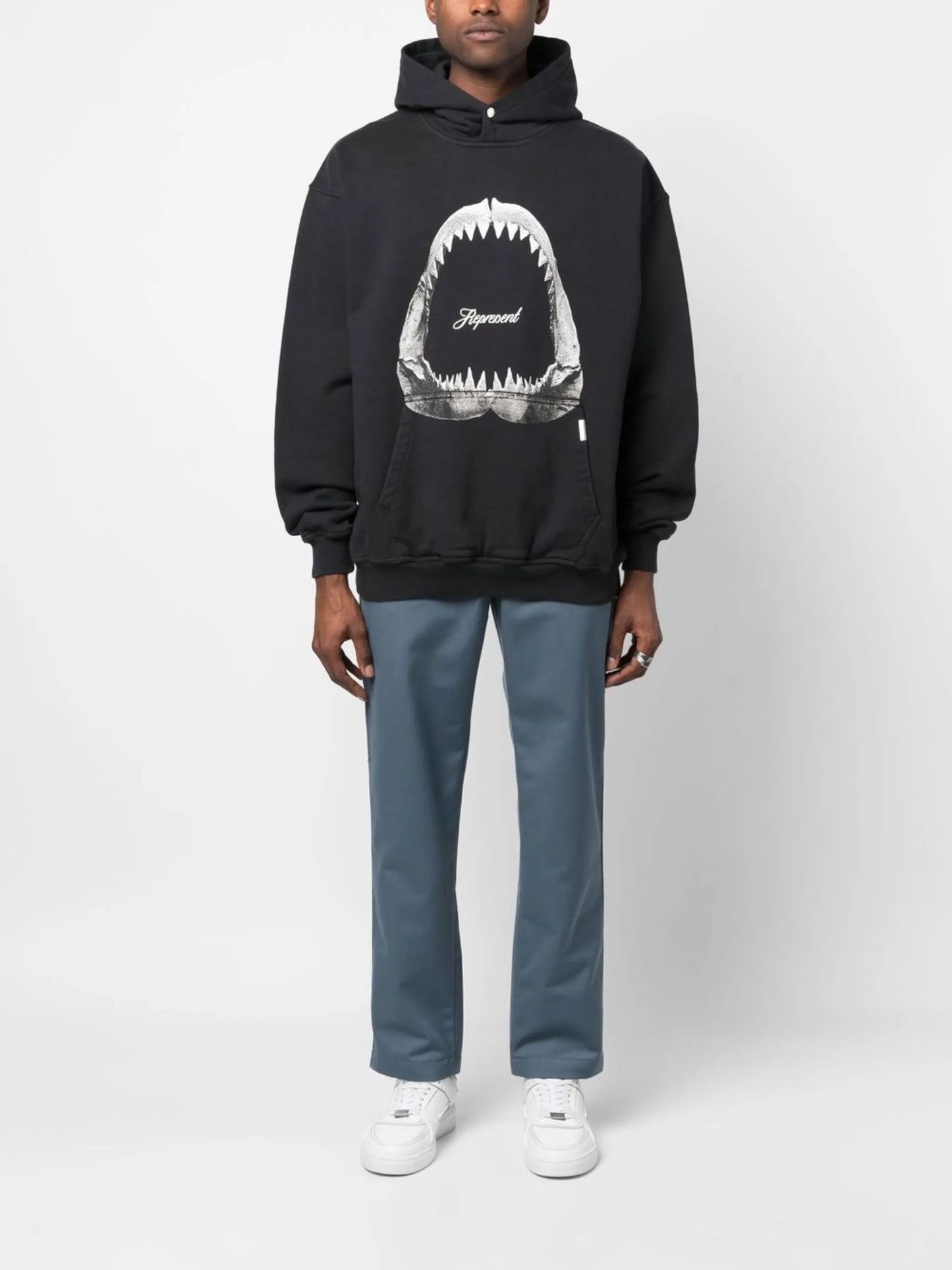 graphic logo print hoodie