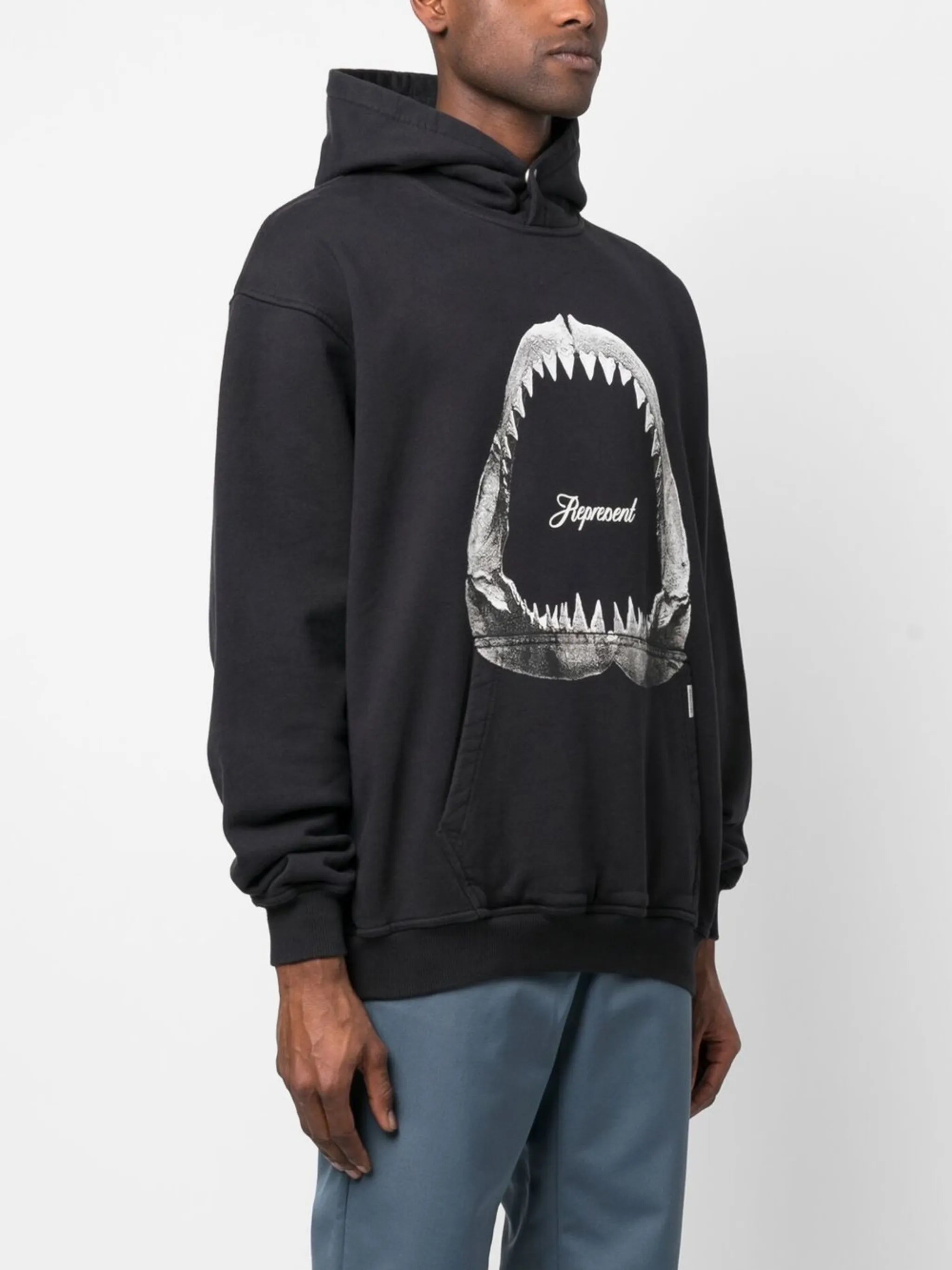 graphic logo print hoodie